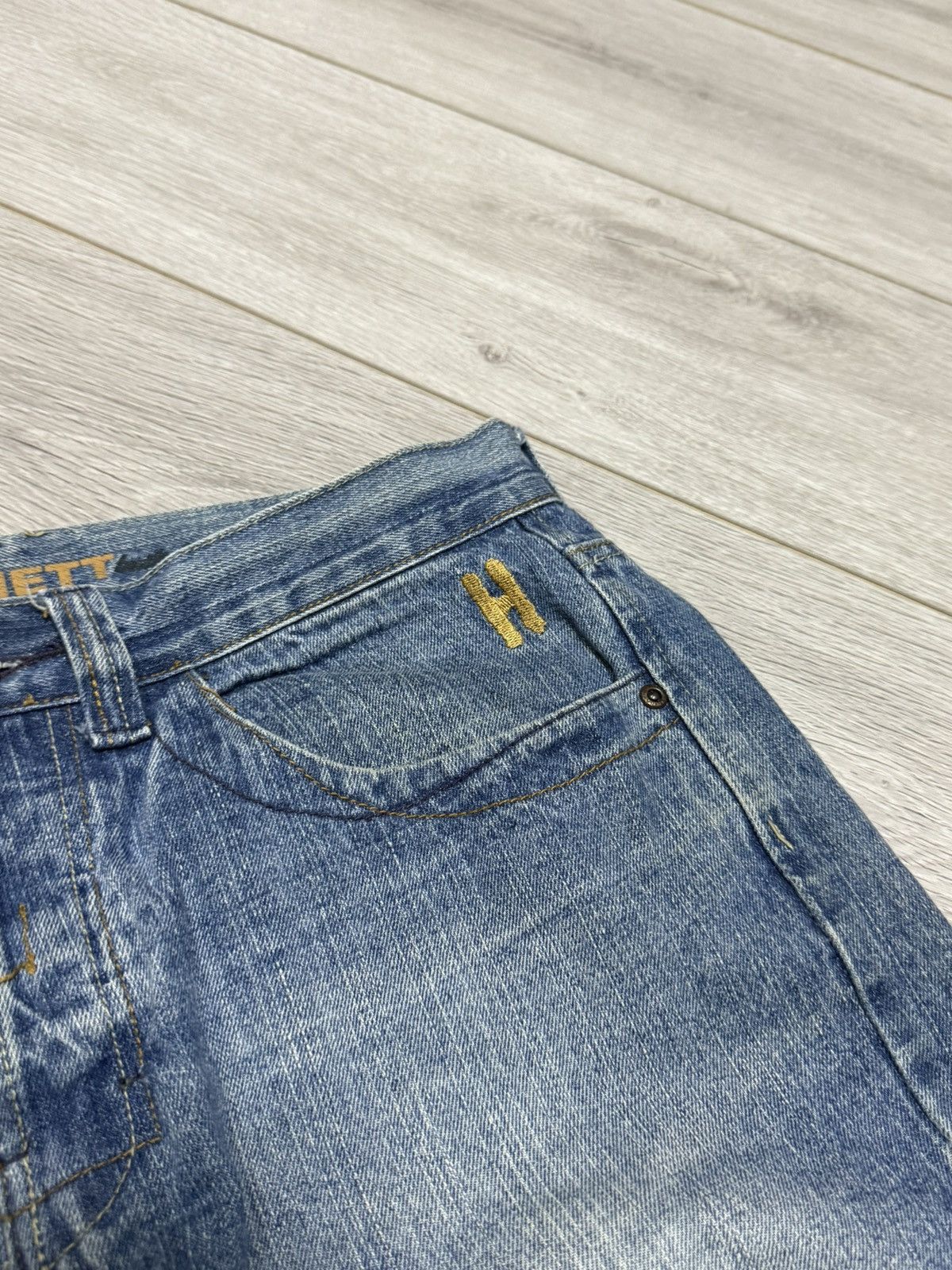 Katharine Hamnett London Katharine Hamnett big logo H flared jeans pants Size US 32 / EU 48 - 5 Thumbnail