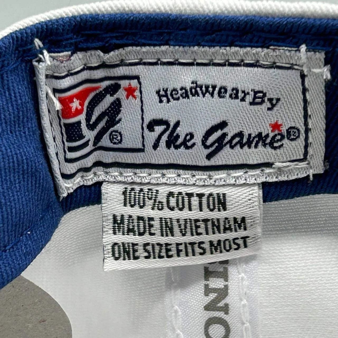 The Game Kansas Jayhawks Hat Men White Blue The Game Snap Back Cotton Size ONE SIZE - 3 Thumbnail