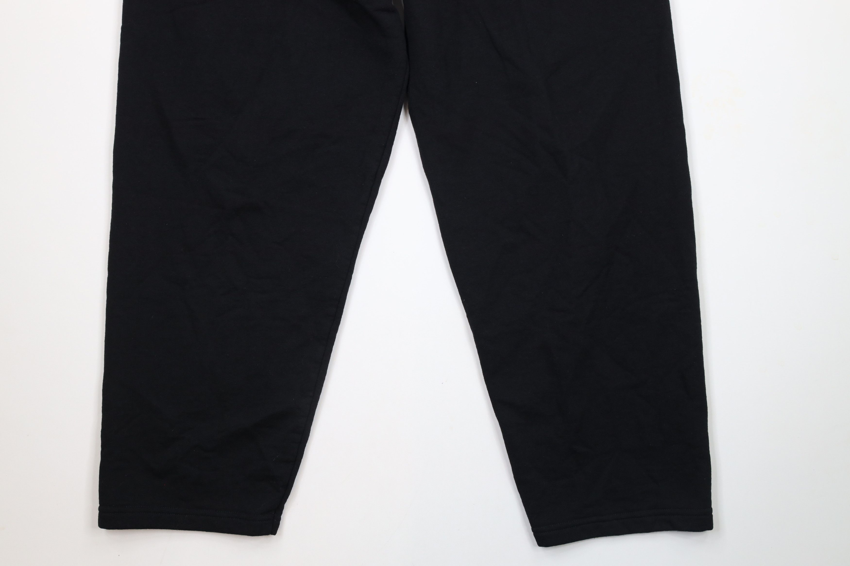 Vintage Vintage 90s Streetwear Blank Wide Leg Sweatpants Pants Black Size US 38 / EU 54 - 4 Thumbnail