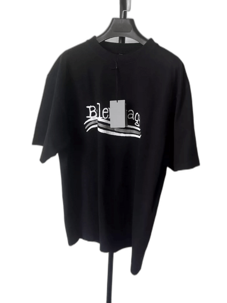 Balenciaga Balenciaga Printed Short Sleeve T-Shirt Black Size US S / EU 44-46 / 1 - 1 Thumbnail
