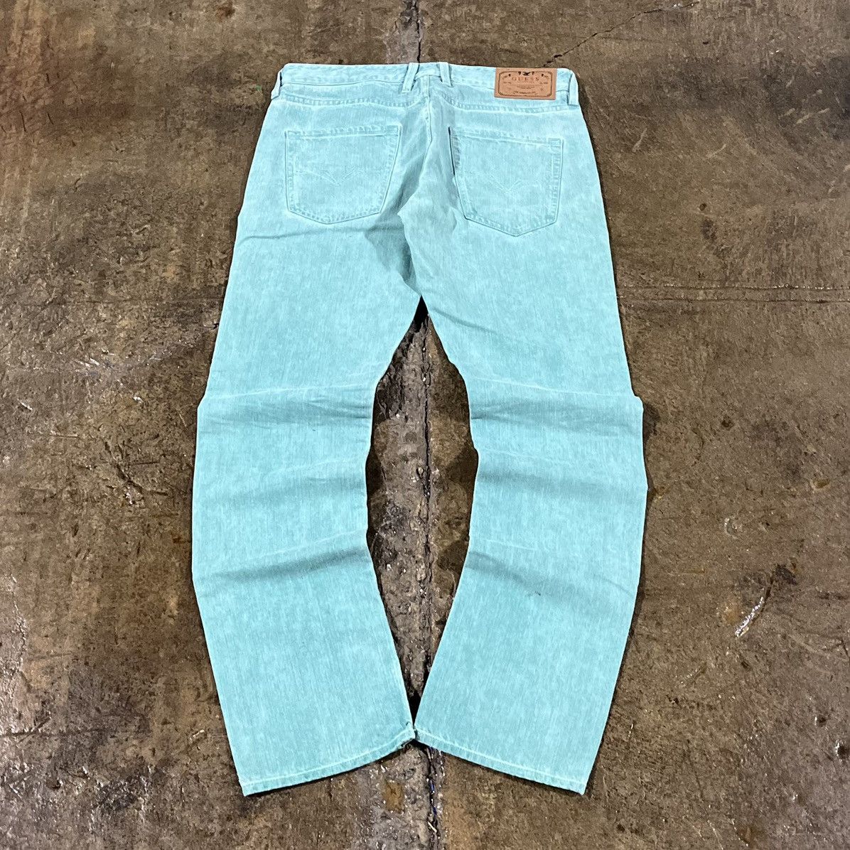 Guess × Vintage Crazy Vintage Guess Jeans New w/ Tags 90s Y2K Unique Size US 34 / EU 50 - 1 Thumbnail