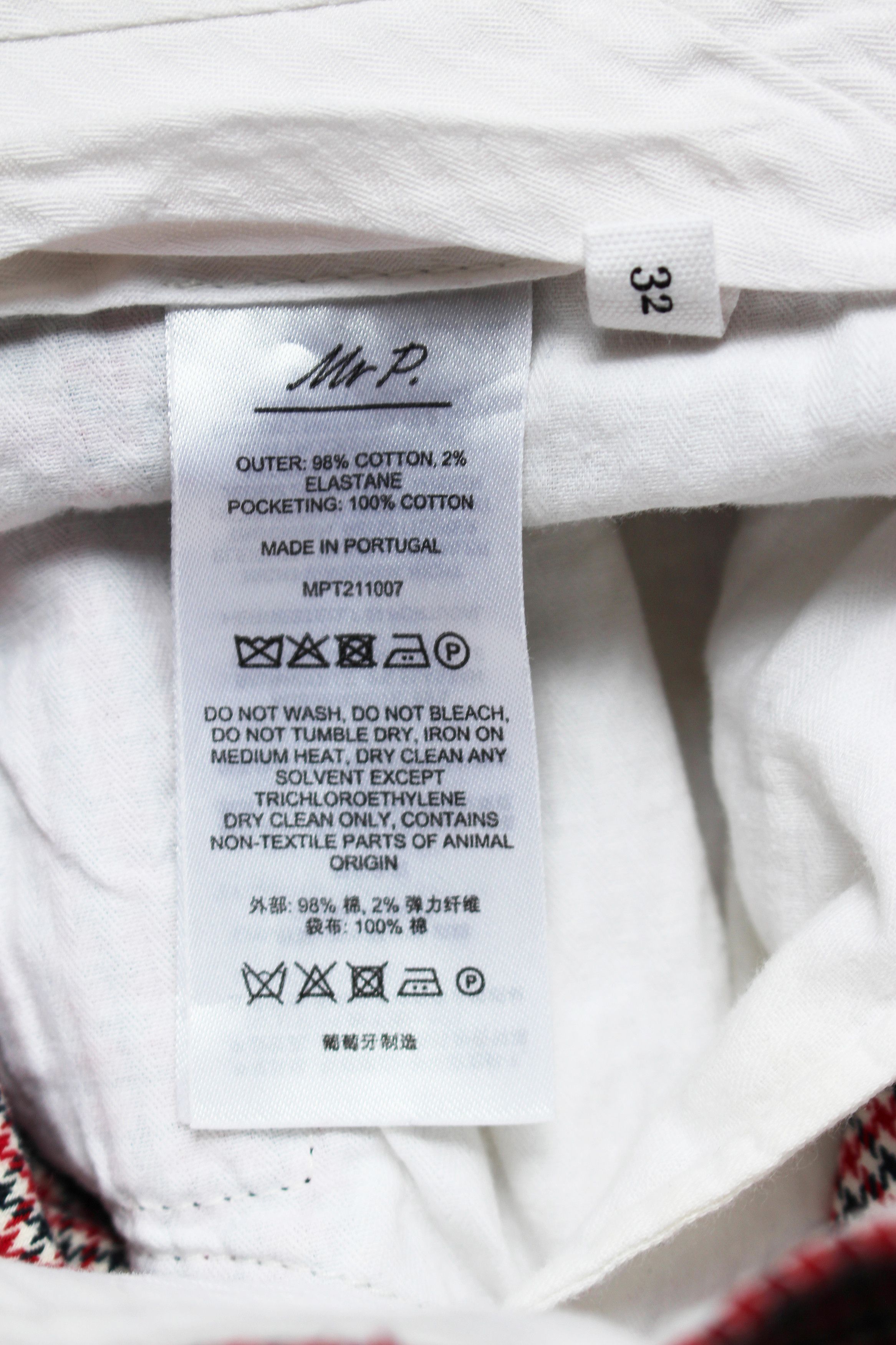 Mr P. Tapered Puppytooth Stretch-Cotton Golf Trousers Size US 32 / EU 48 - 4 Thumbnail