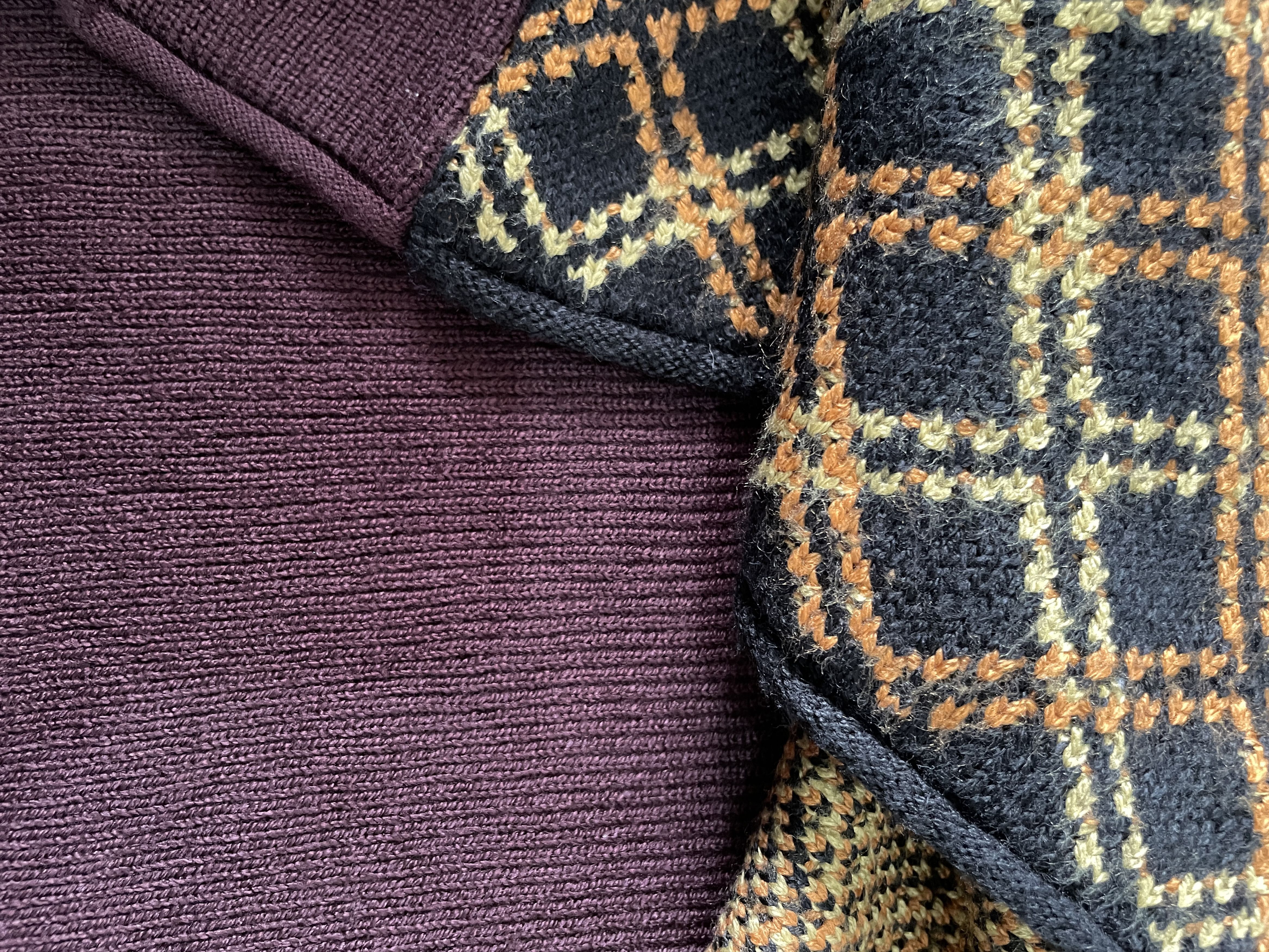 GU × Undercover GU X Undercover Geometric Check Pattern Crewneck Knit Size L / US 10 / IT 46 - 6 Thumbnail