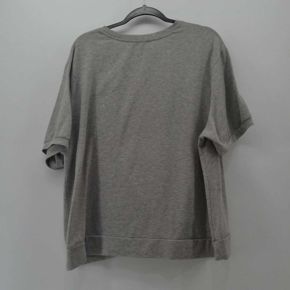 Other Fred David Yes Girl Women Gray Top Shirt Popular ShortSleeve Size 3XL / US 20-22 - 2 Thumbnail