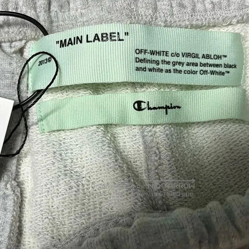 Off-White Off-White Gray Cotton Men's Shorts . Size US 27 - 4 Thumbnail