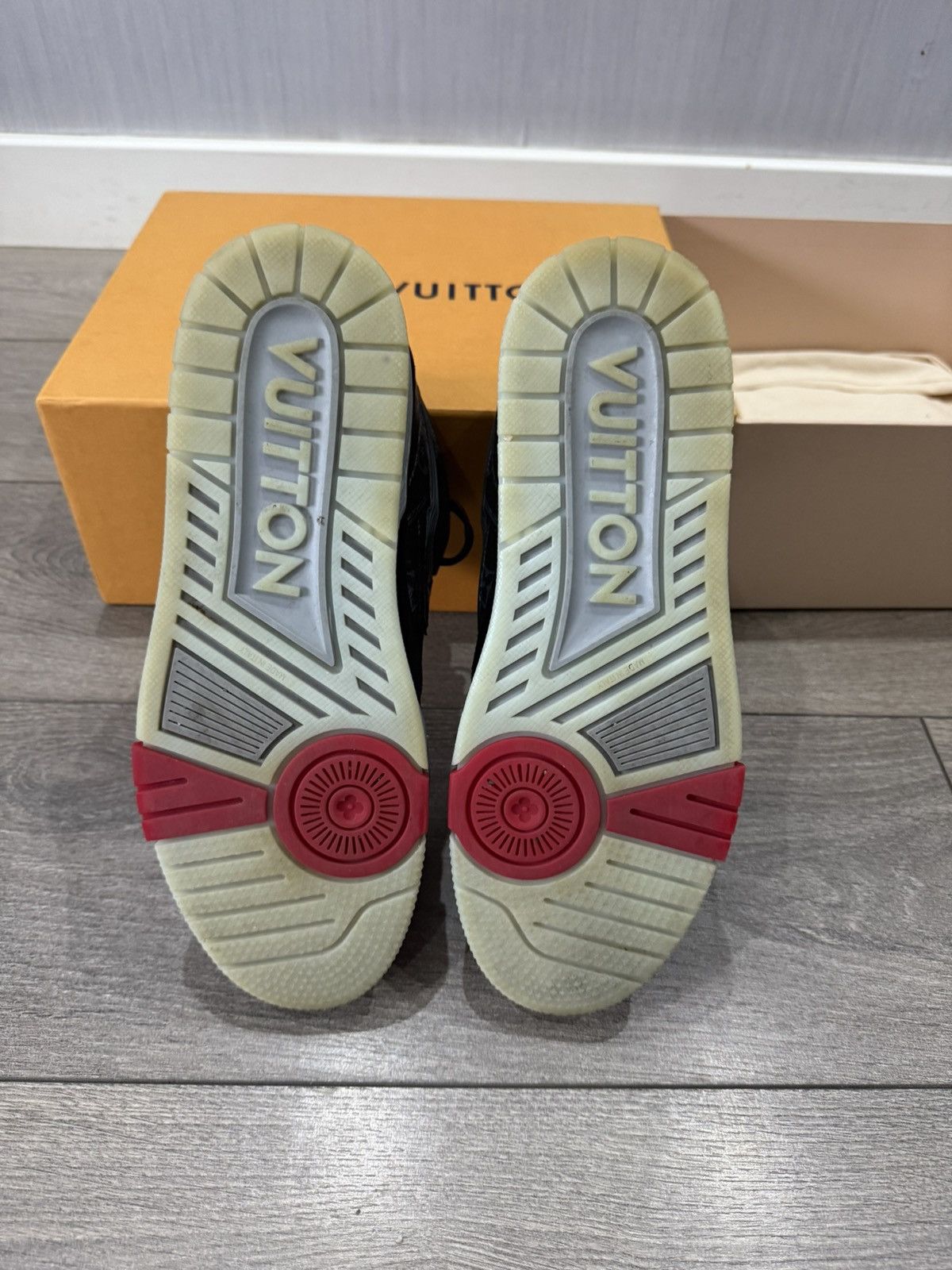 Louis Vuitton Louis Vuitton Eclipse Hi-tops RARE Size US 7 / EU 40 - 7 Thumbnail