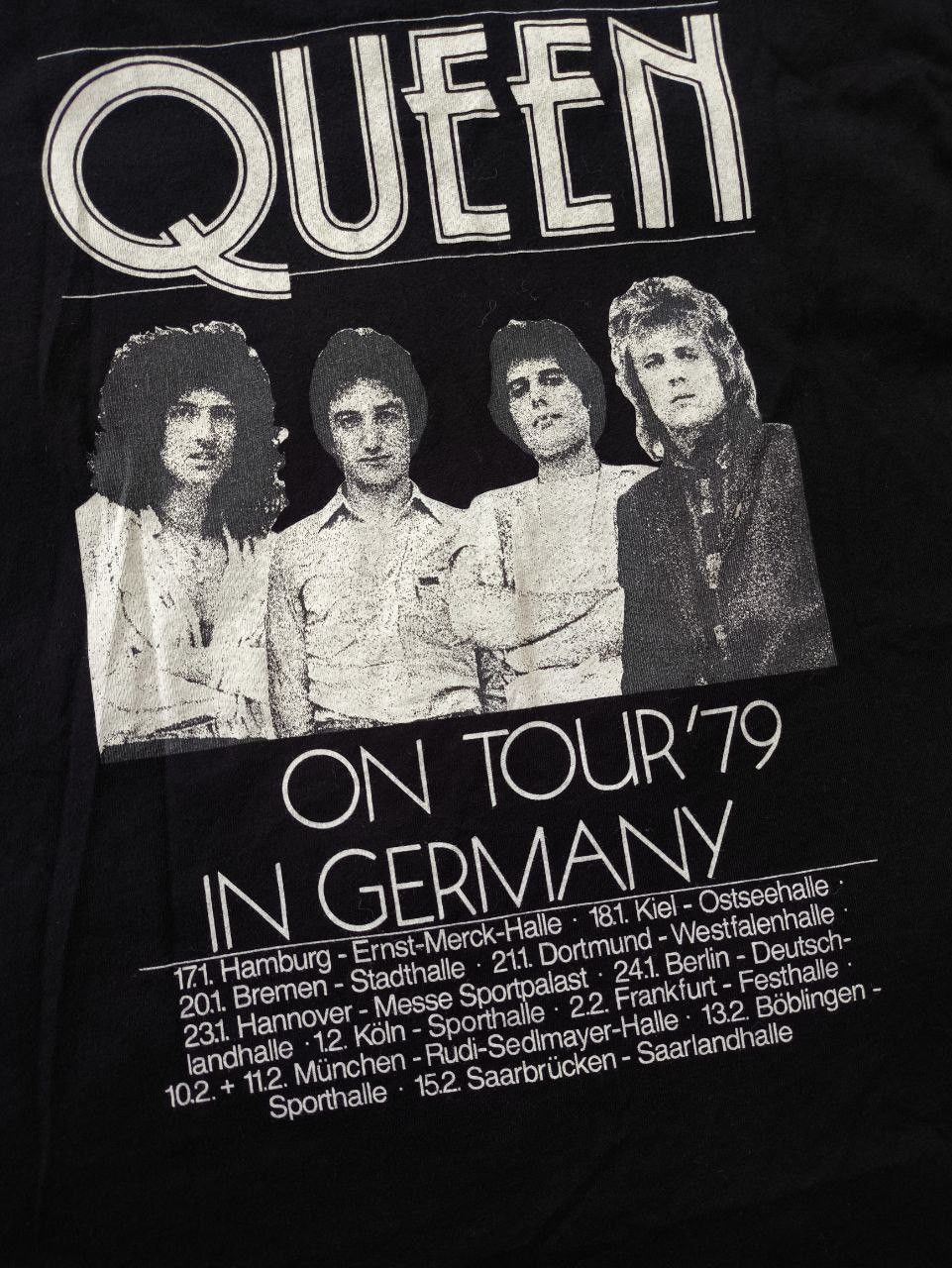 Band Tees QUEEN On Tour 1979 In Germany x GU Official Band Tees Size M / US 6-8 / IT 42-44 - 5 Thumbnail