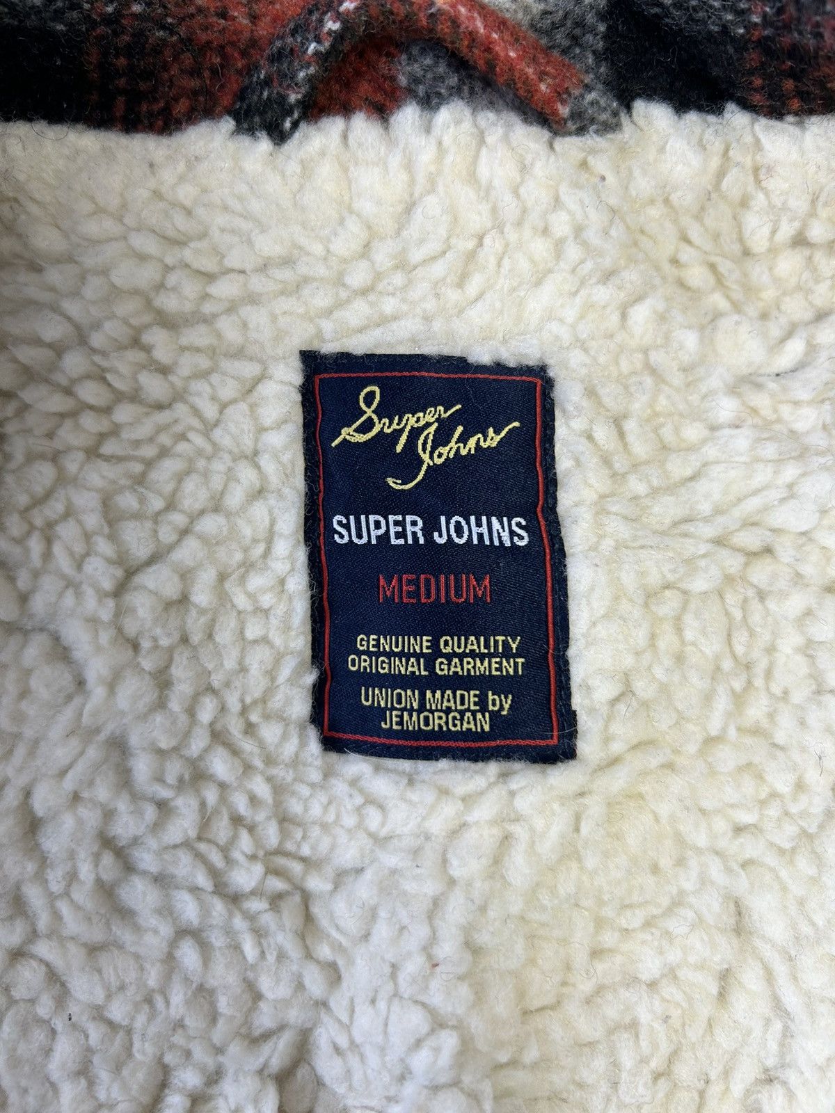 Vintage SUPER JOHNS UNION MADE BY JEMORGAN FLEECE JACKET Size US M / EU 48-50 / 2 - 4 Thumbnail