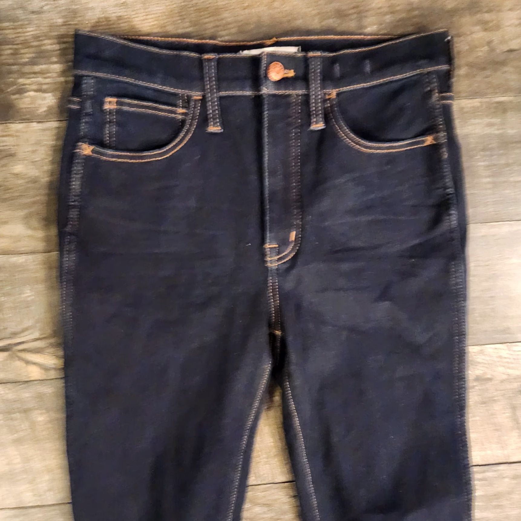 Madewell Madewell Roadtripper Jeggings Jeans Women’s 27 Blue Dark Wash Denim Jeans Slim 5-Pocket Womens (Pre-owned) Size 28" / US 6 / IT 42 - 3 Thumbnail