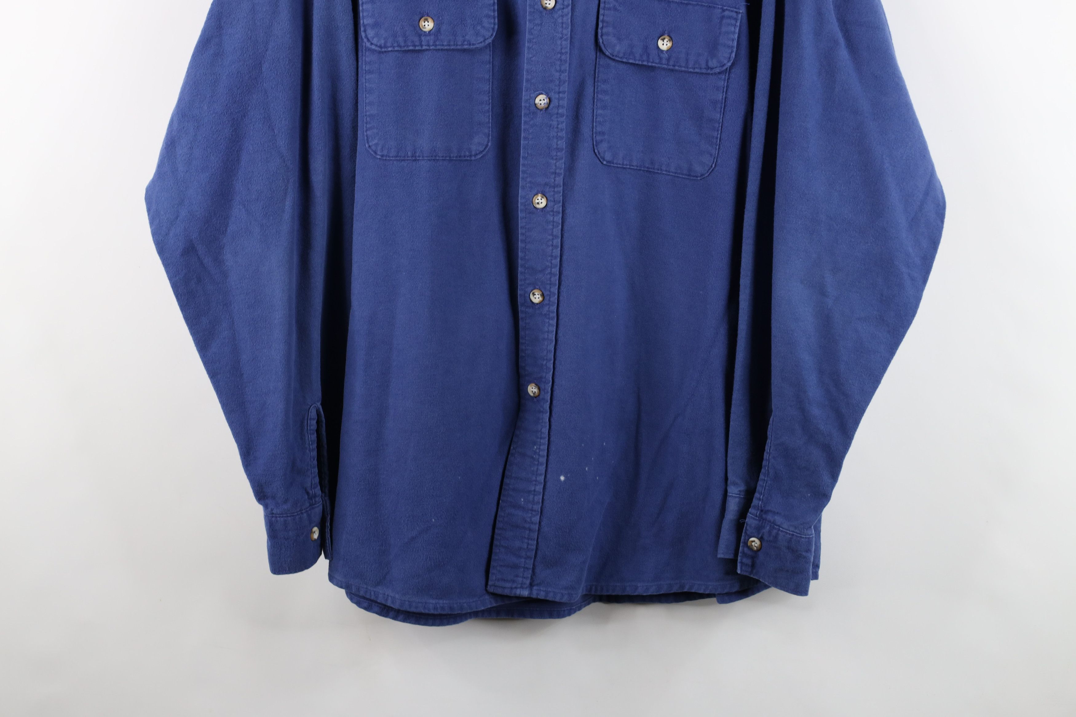 FiveBrother × Vintage Vintage 90s Five Brother Chamois Cloth Collared Button Shirt Size US XL / EU 56 / 4 - 3 Thumbnail