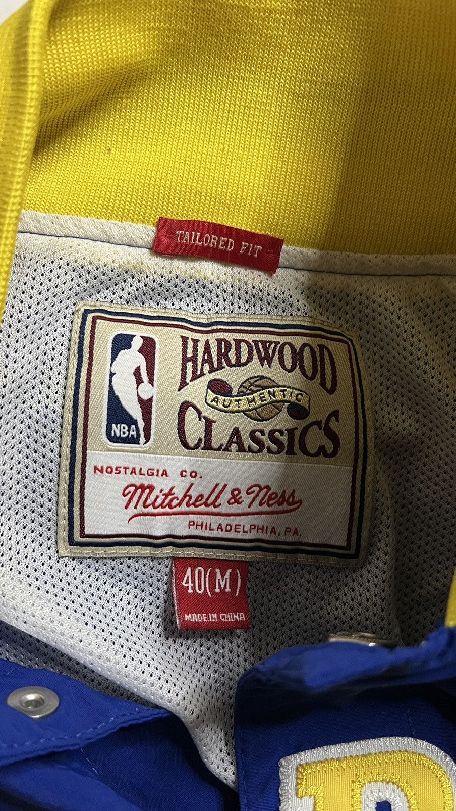 Mitchell & Ness × NBA Golden State Warriors NBA 1996/97Mitchell Ness bomber jacket Size US M / EU 48-50 / 2 - 4 Thumbnail