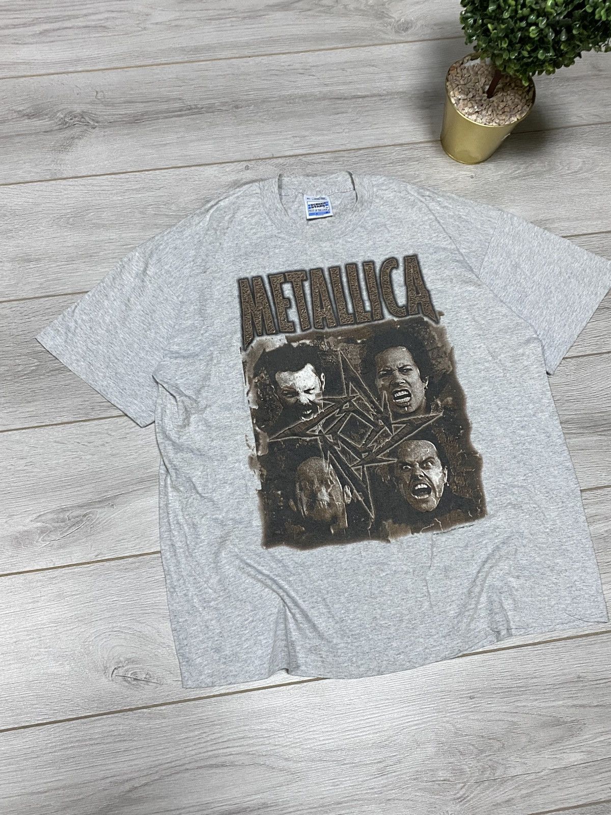 Band Tees Vintage Metallica 1996 “Poor Touring Me” Europe tour tee Size US XL / EU 56 / 4 - 4 Thumbnail