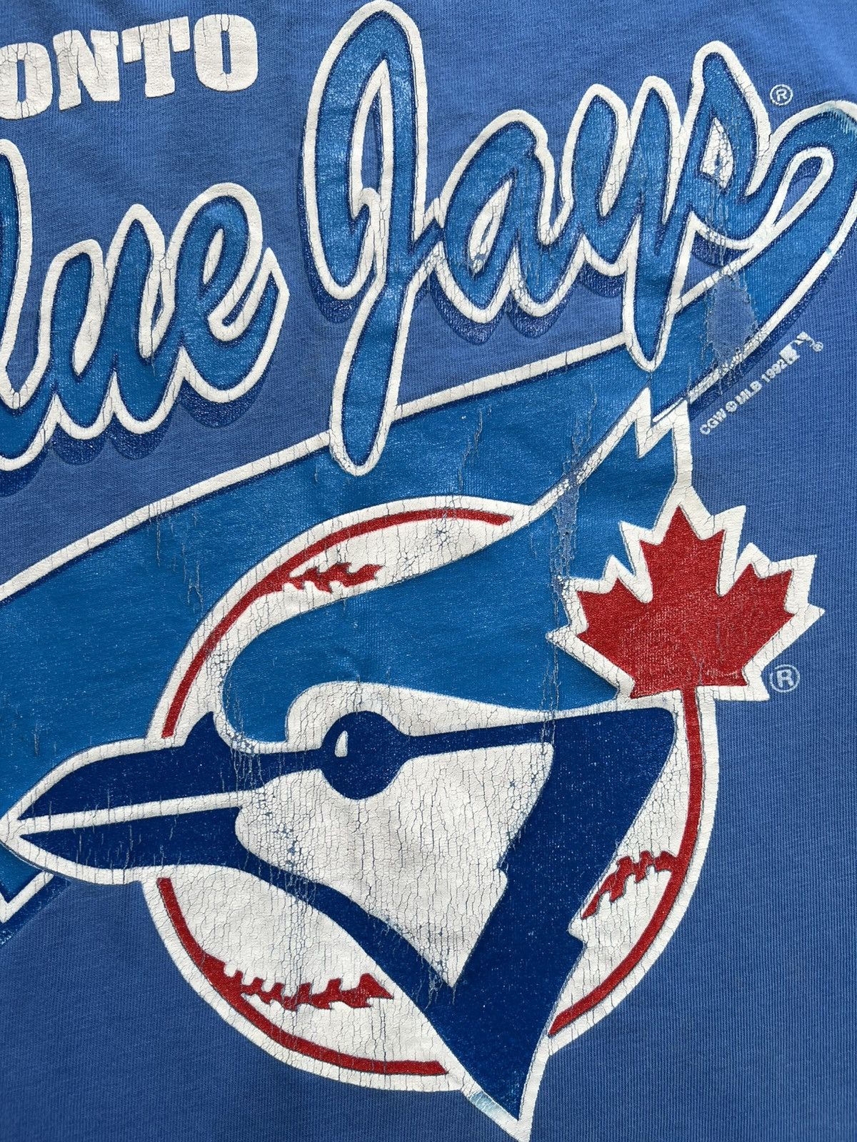 MLB Vintage 90s Toronto Blue Jays MLB Baseball Tee Shirt Size US XL / EU 56 / 4 - 12 Thumbnail