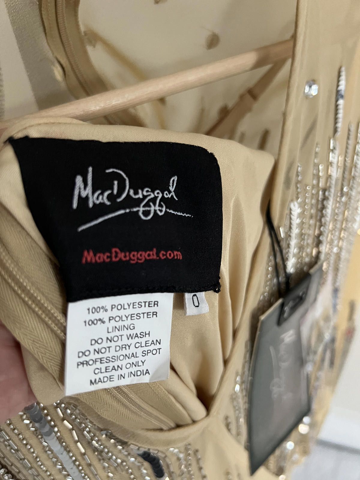 Mac Duggal Mac Duggal Beaded Sheer Long Sleeve Romper - NWT - Size 0 Size XS / US 0-2 / IT 36-38 - 6 Thumbnail