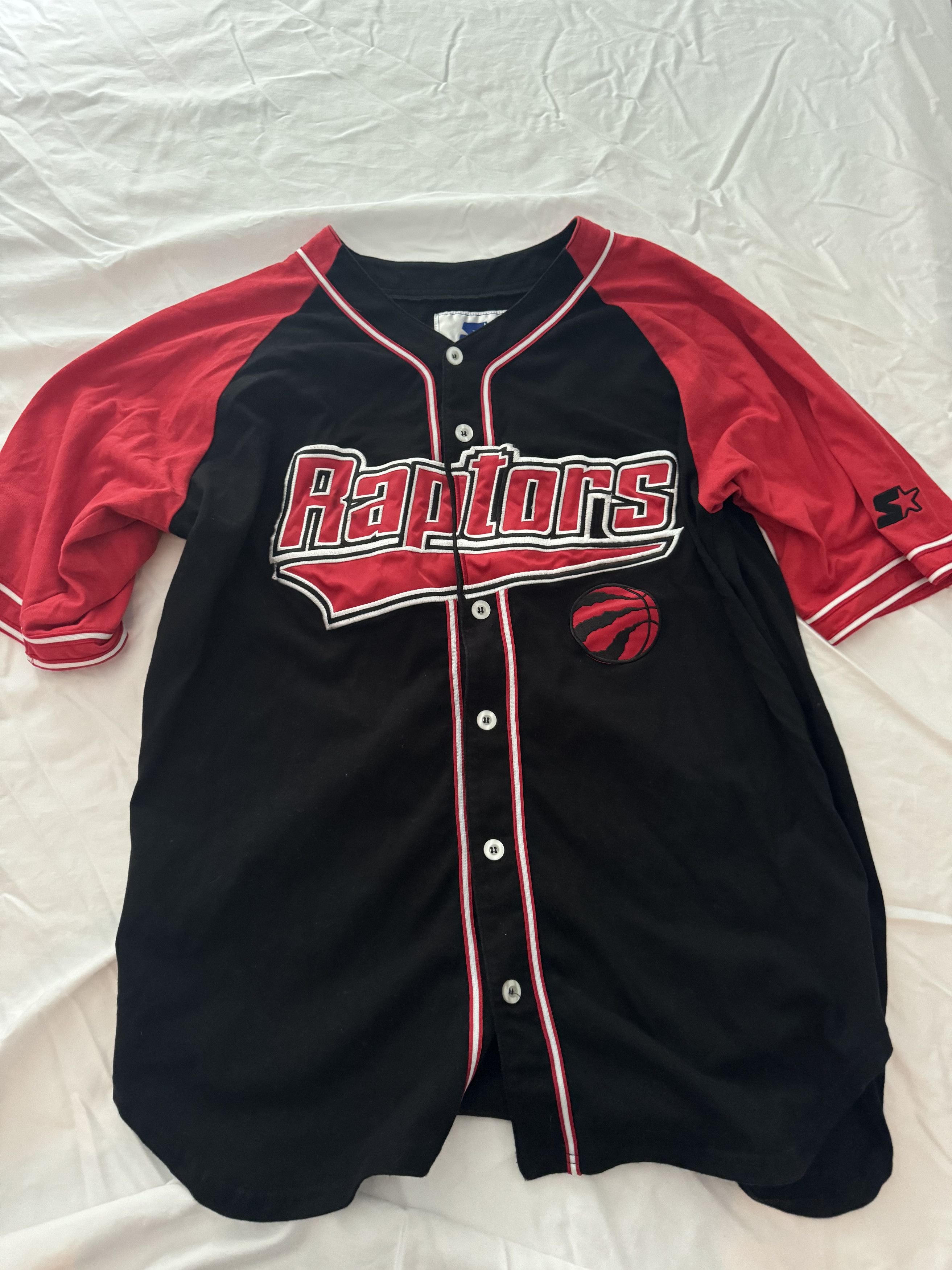 Starter Vintage 90s style Toronto raptors starter baseball jersey Size US XL / EU 56 / 4 - 1 Thumbnail