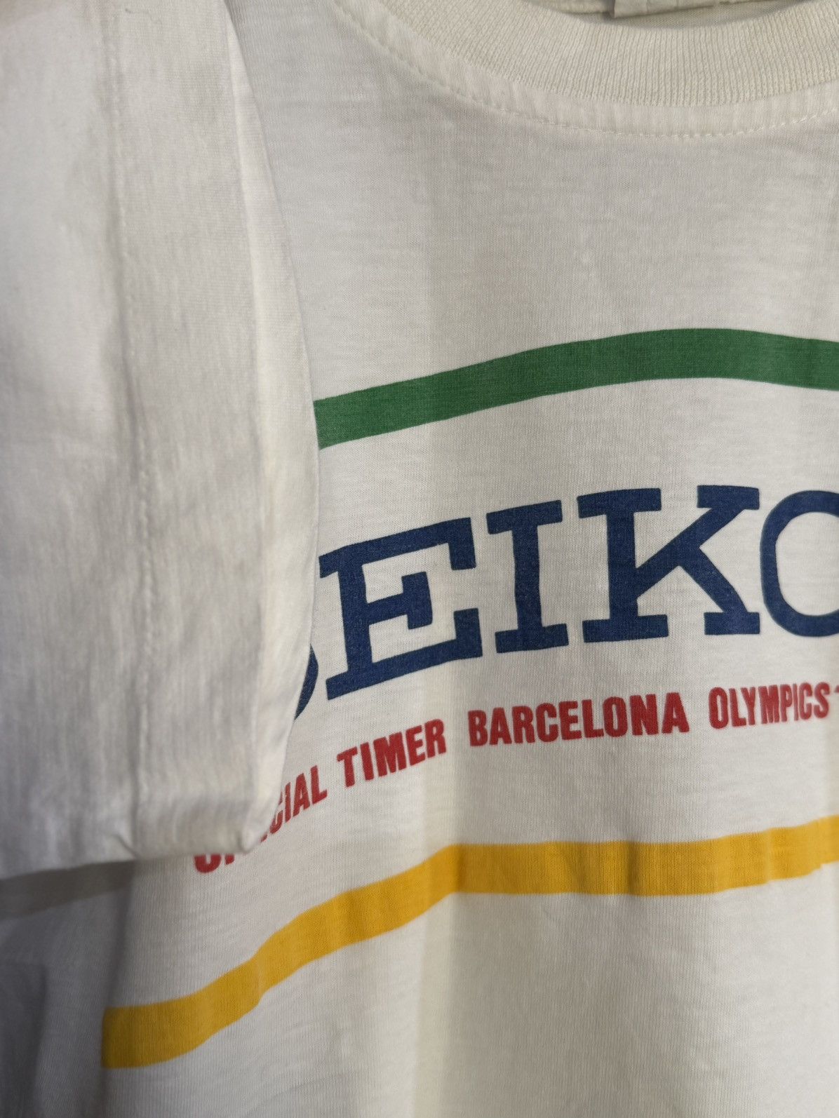 Seiko × USA Olympics × Vintage Vintage 90s Seiko Official Timer Barcelona Olympic Europe T Size US M / EU 48-50 / 2 - 5 Thumbnail