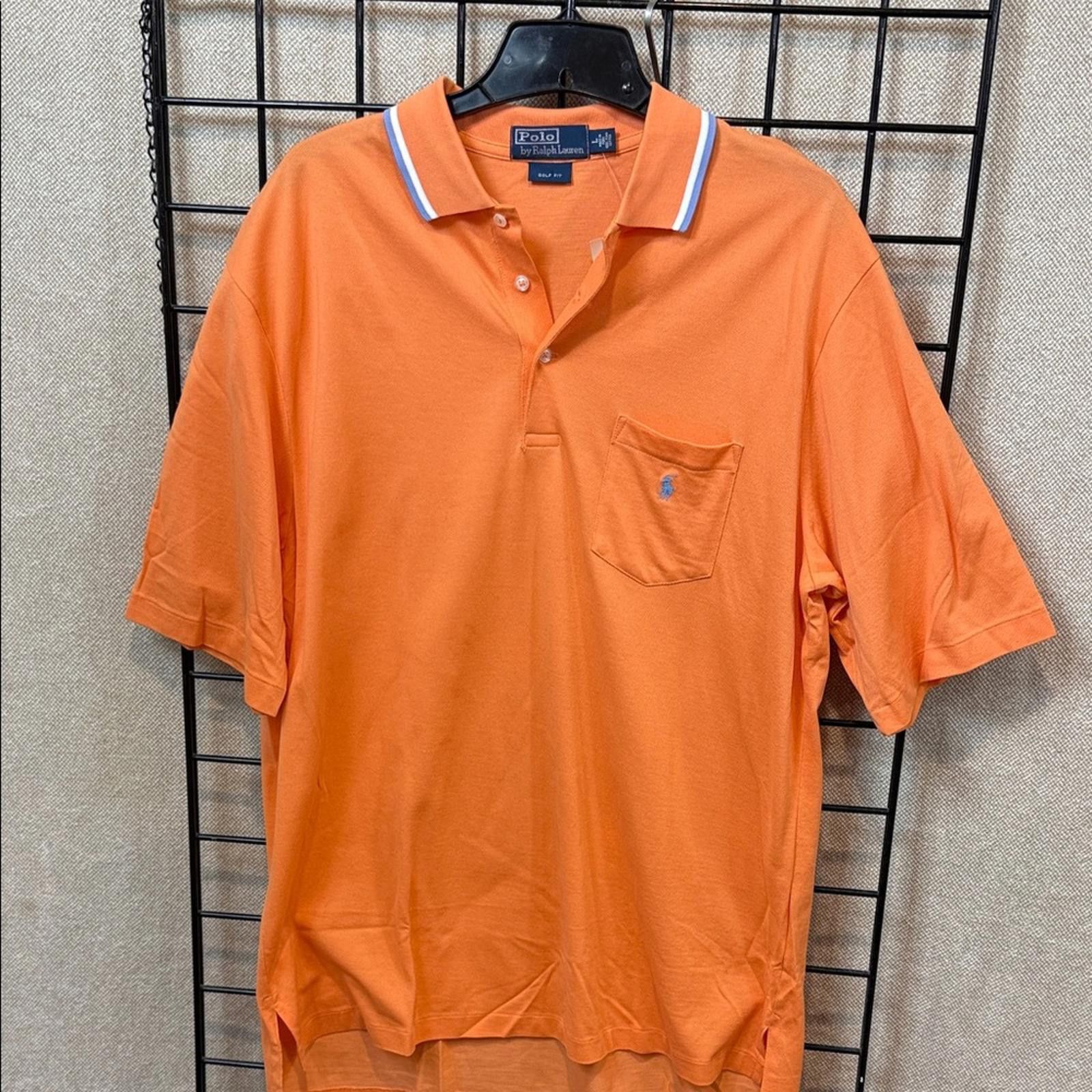 Izod Izod Men's Polo Shirt in Bold Orange Size US L / EU 52-54 / 3 - 1 Thumbnail