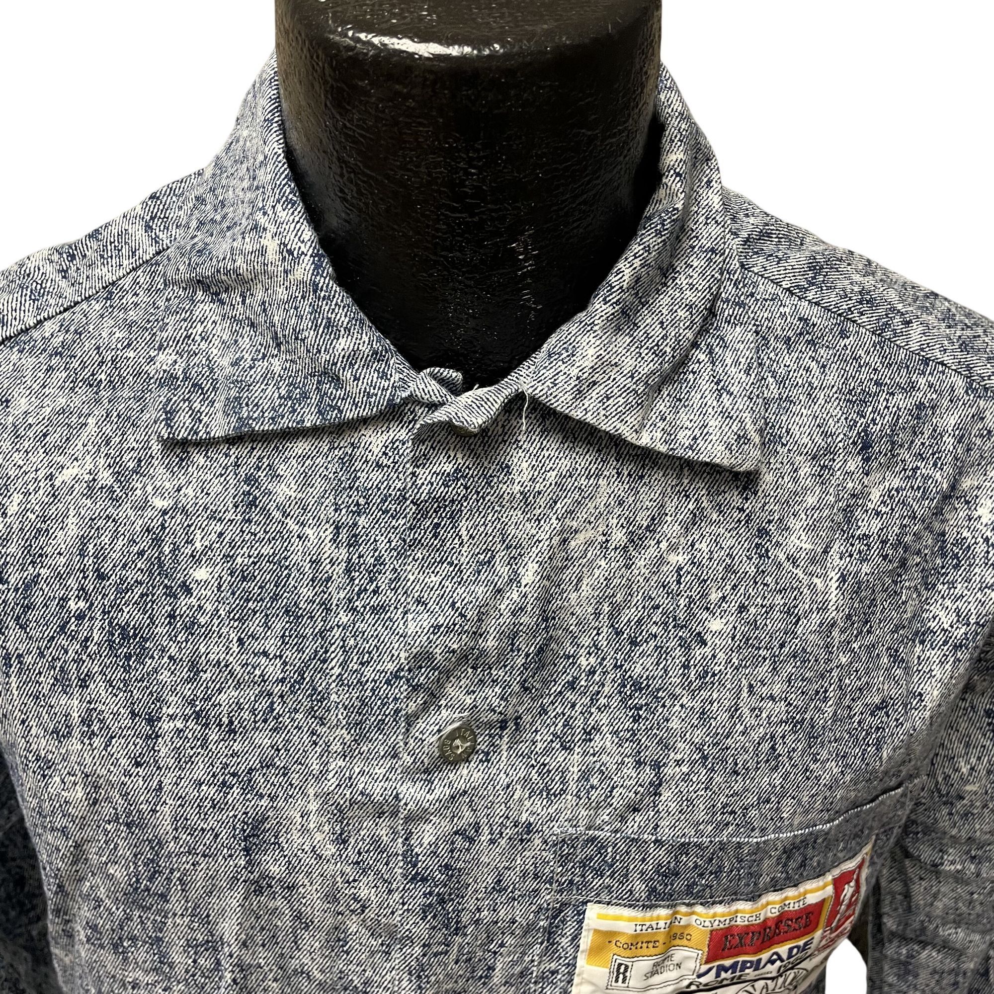 Other Vtg Italian Boys Aldo Gianne STONE WASH Streetwear Shirt Size US S / EU 44-46 / 1 - 14 Thumbnail