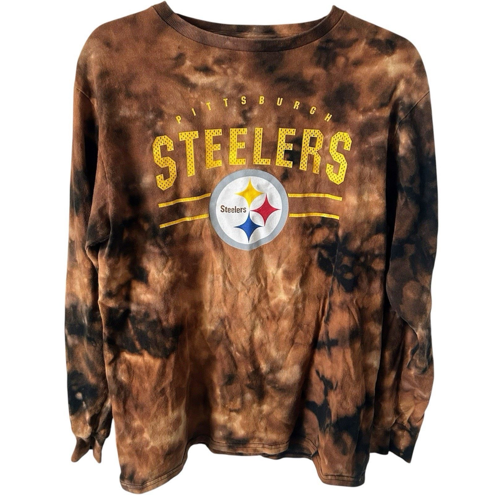 NFL NFL Team Apparel Pittsburgh Steelers Tie Dye Long Sleeve Size US M / EU 48-50 / 2 - 1 Thumbnail