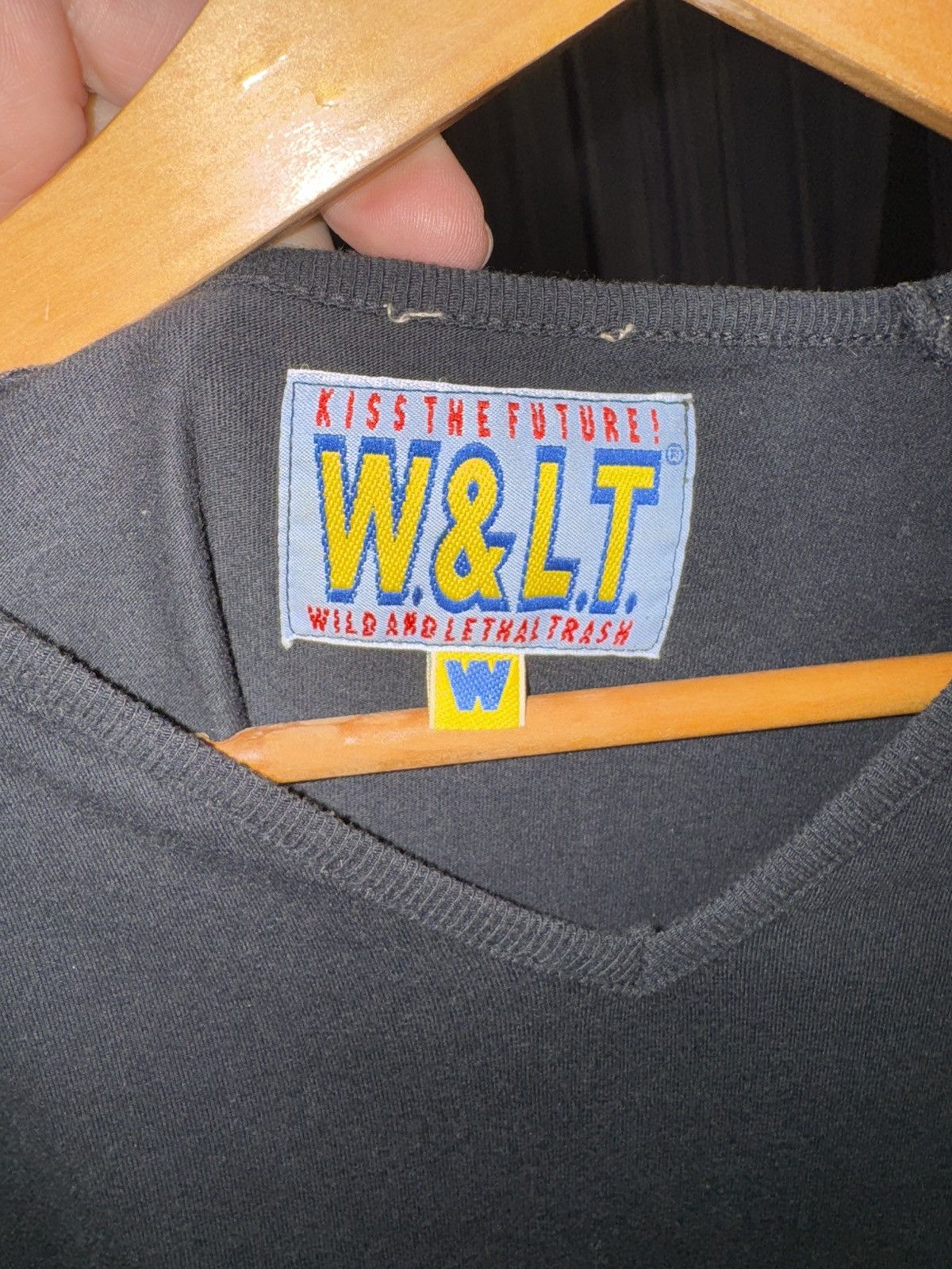 Walter Van Beirendonck W&LT one sleeve asymmetrical T-Shirt Size US L / EU 52-54 / 3 - 6 Thumbnail