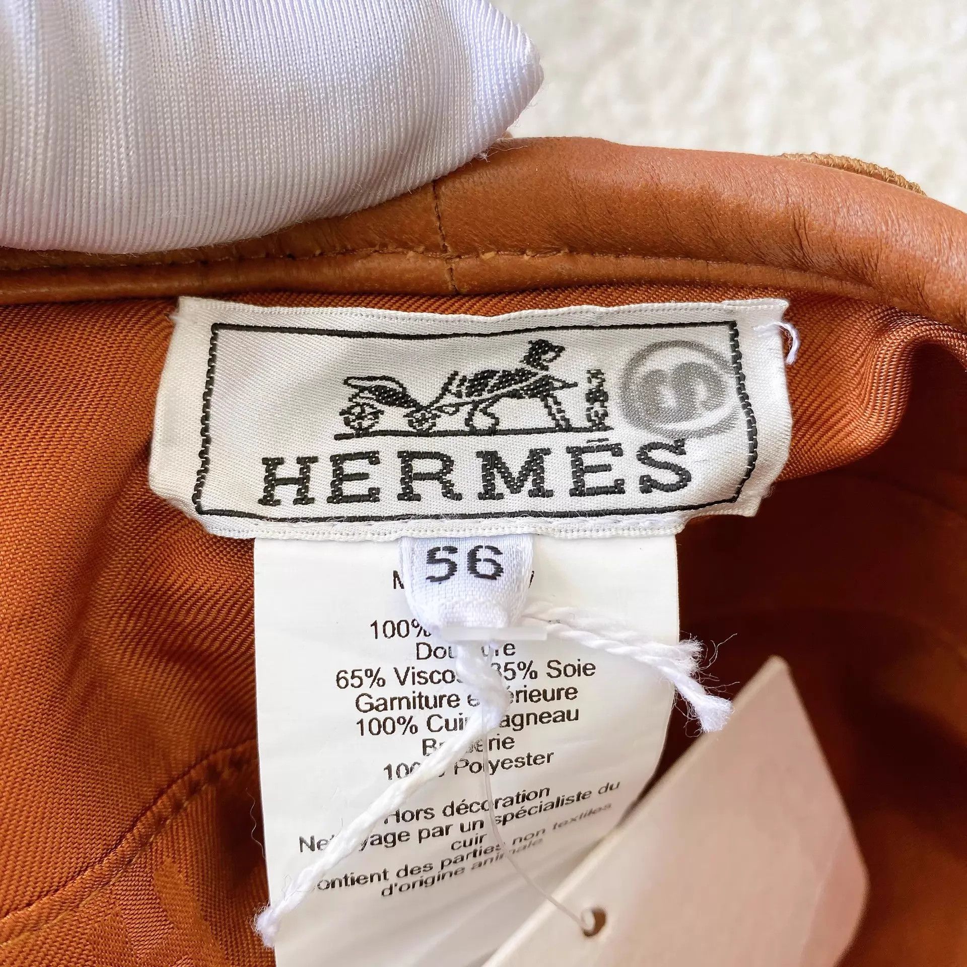 Hermes Hermes Embroidered Cashmere Beret Women's NWT 56 Size ONE SIZE - 7 Thumbnail