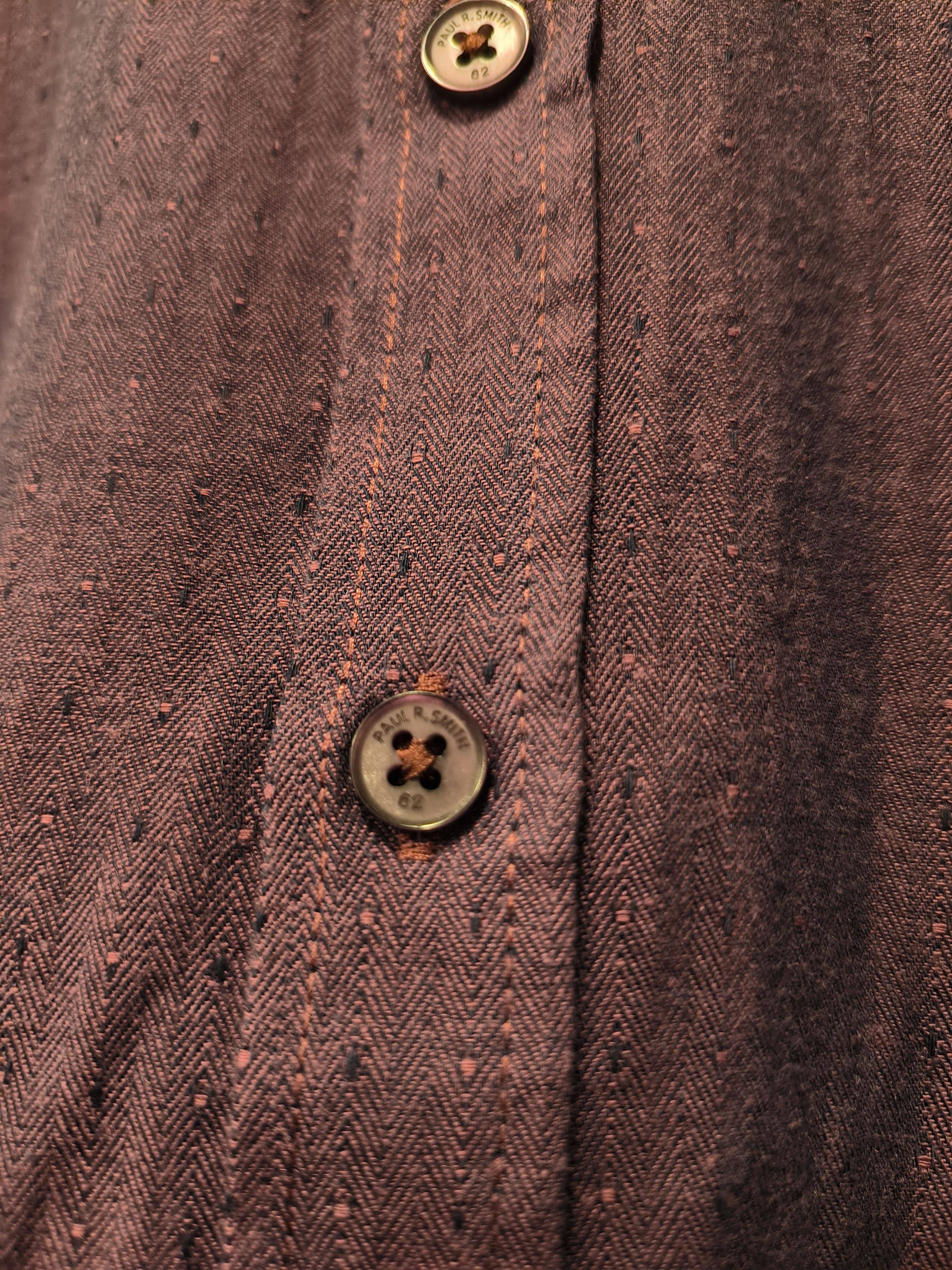 Paul Smith Paul R Smith Shirt Button-Up Long Sleeve Poplin Size US XXL / EU 58 / 5 - 4 Thumbnail