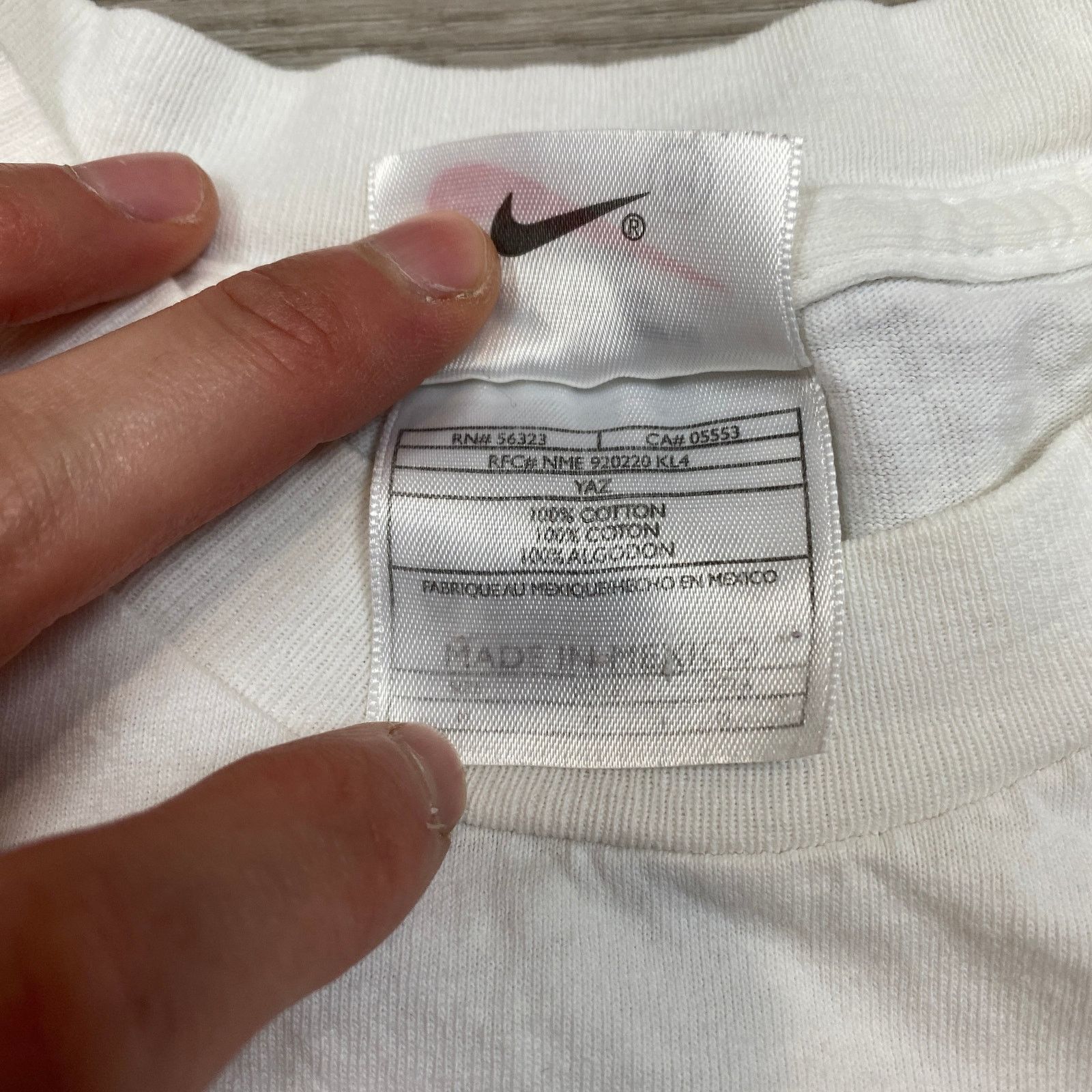 Nike × Vintage Vintage 90s Nike USA Spellout T Shirt Men's M Y2K Retro Size US M / EU 48-50 / 2 - 7 Thumbnail