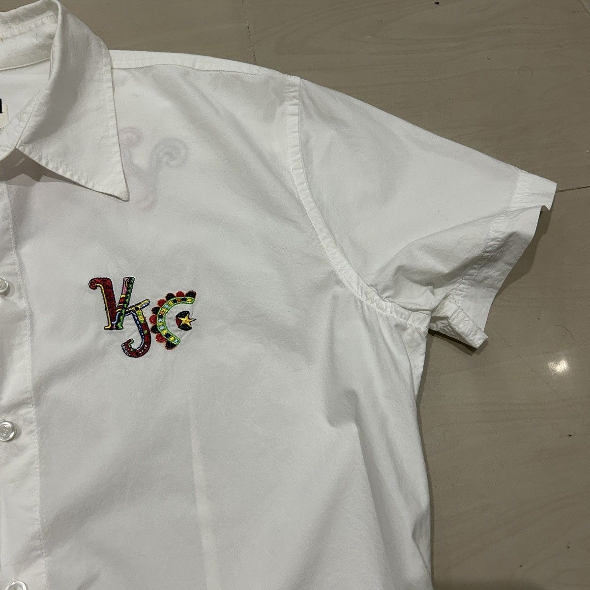 Versace Vintage Versace Jeans Couture White Embroidered Size M / US 6-8 / IT 42-44 - 6 Thumbnail