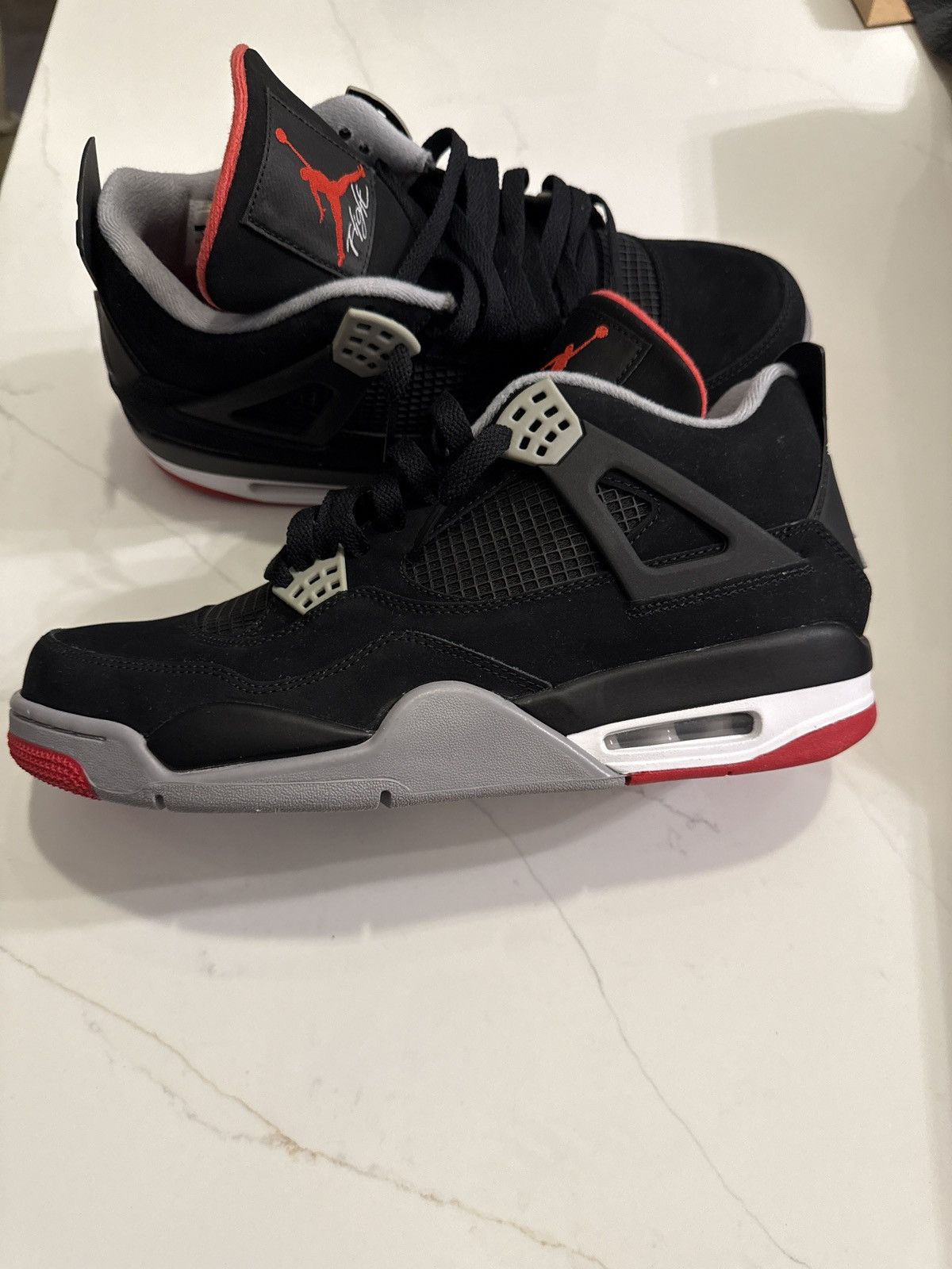 Jordan Brand Jordan 4 Retro Black Cement Rare (2012) Size US 12 / EU 45 - 13 Thumbnail