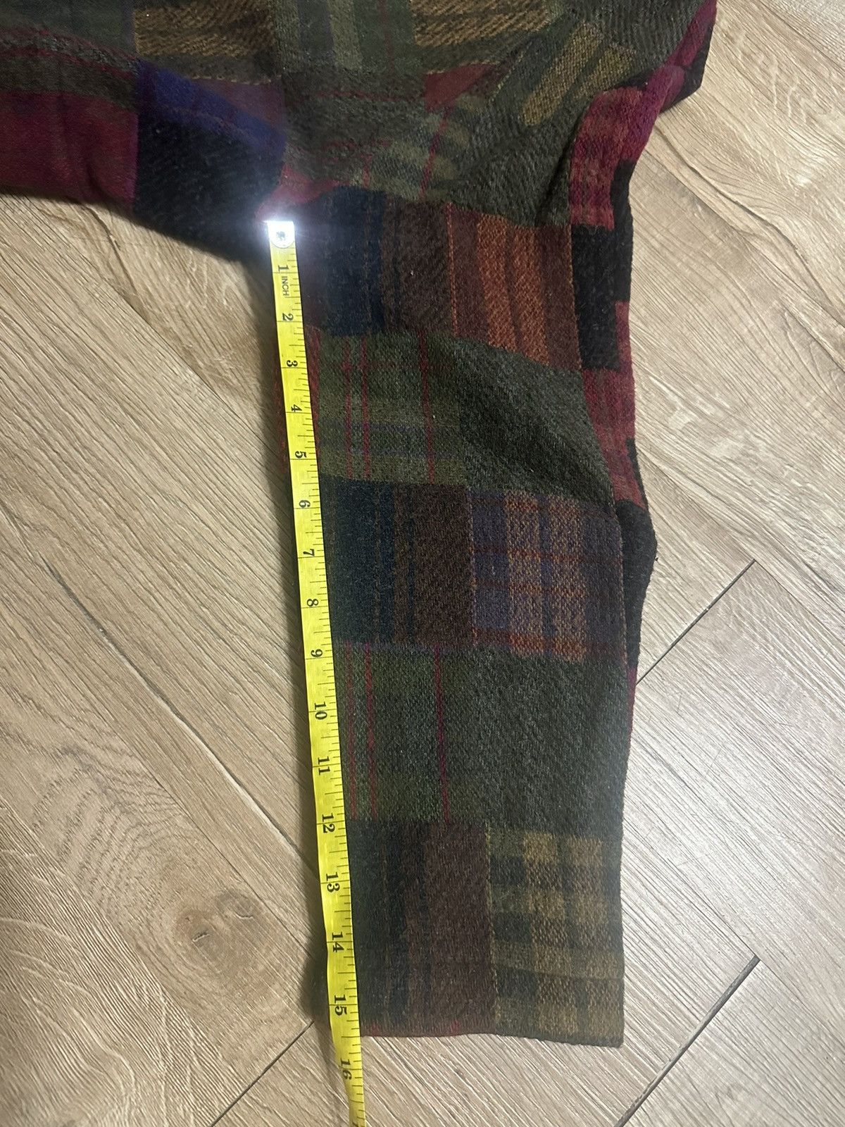 Designer × Il Bisonte × Japanese Brand 🇯🇵 Kapital Style Smile Pocket Checked Wool Jacket Japan Size US M / EU 48-50 / 2 - 14 Thumbnail