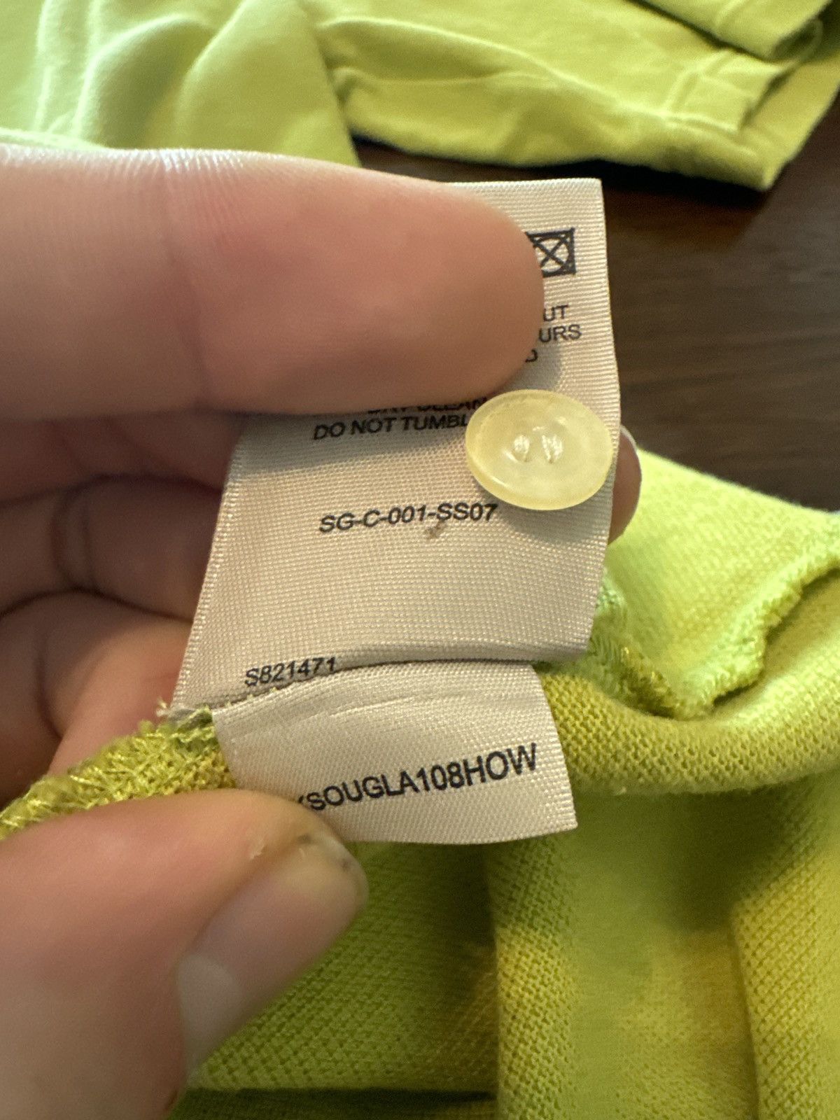 Burberry Burberry Vintage Nova Button Up Green Polo Shirt Size US L / EU 52-54 / 3 - 9 Thumbnail