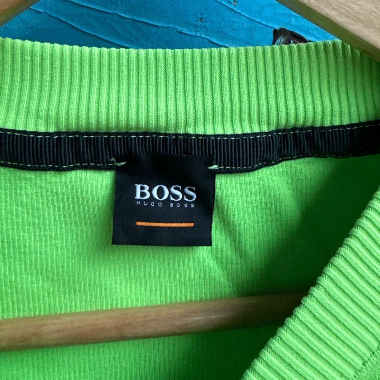 Hugo Boss Hugo Boss Crewneck Sweatshirt Neon Yellow Logo Size US M / EU 48-50 / 2 - 5 Thumbnail
