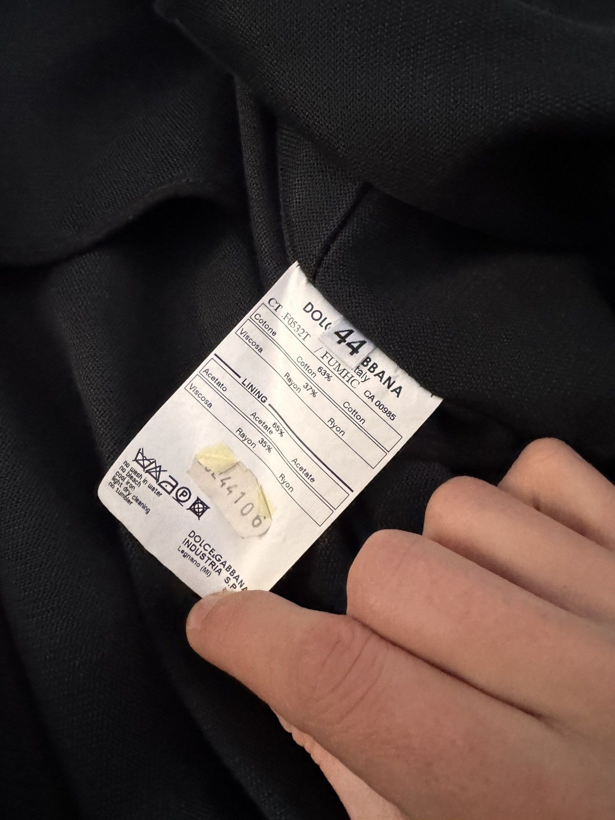 Dolce & Gabbana DOLCE & GABBANA Nylon Trench Coat Black 44 Size M / US 6-8 / IT 42-44 - 5 Thumbnail
