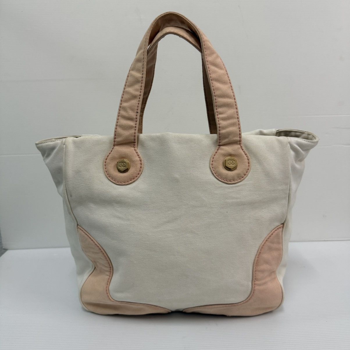Chanel Chanel Marshmallow Beige Tote Bag Pre-Owned Size ONE SIZE - 2 Thumbnail