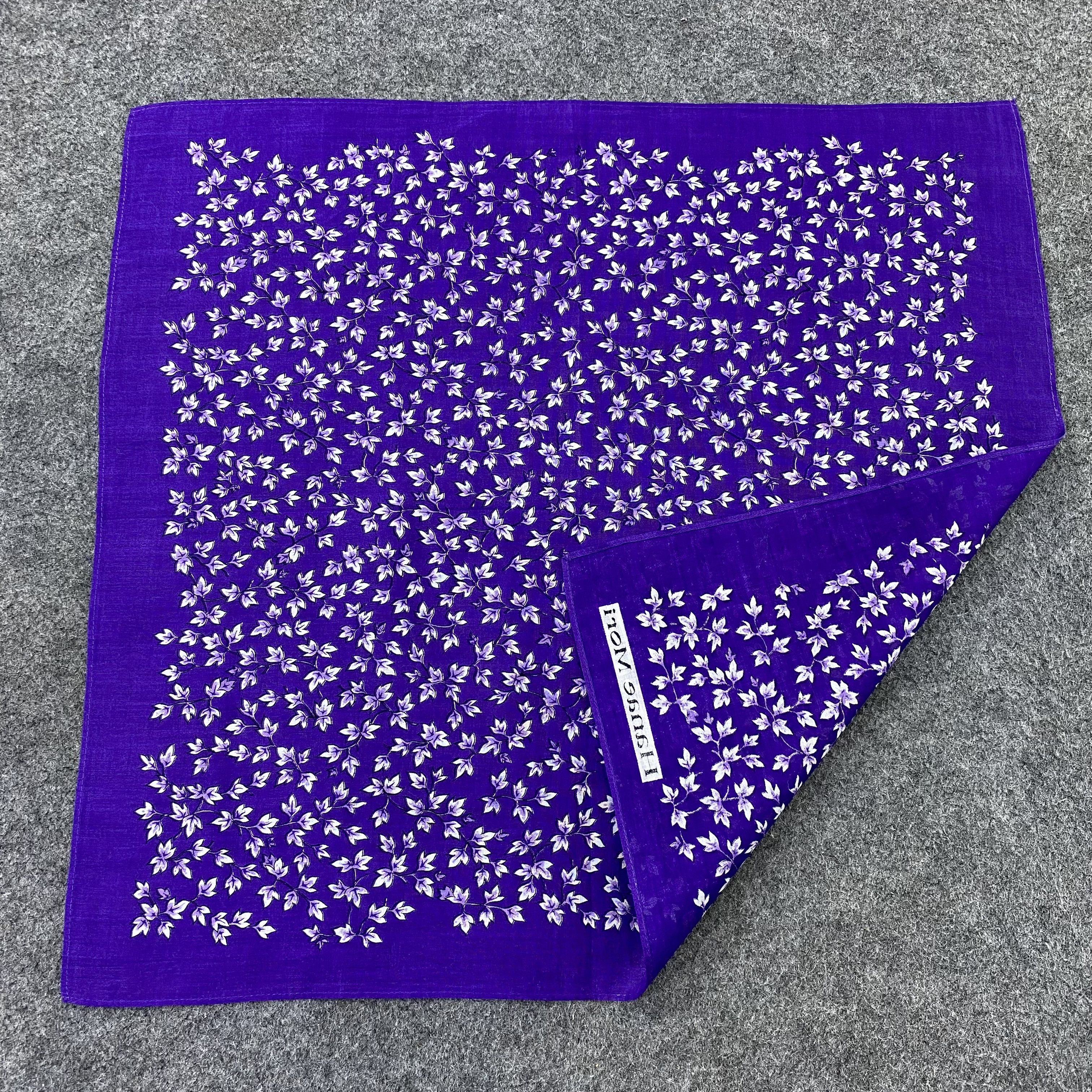 Hanae Mori Hanae Mori Handkerchief Neckerchief Bandana-B1618 Size ONE SIZE - 5 Thumbnail