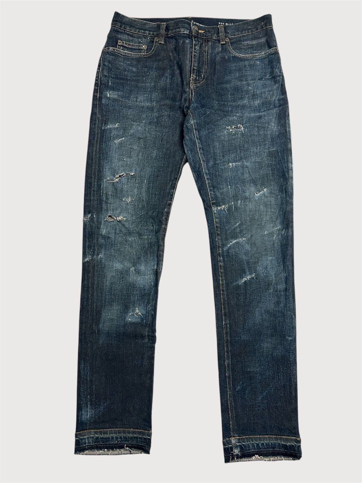Saint Laurent Paris FW2015 D02 Indigo Denim Size US 31 - 1 Thumbnail