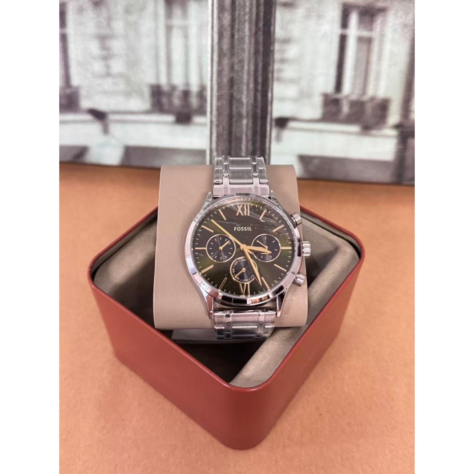 Fossil Fossil BQM7101 Fenmore Stainless Steel Watch 44mm Size ONE SIZE - 2 Thumbnail