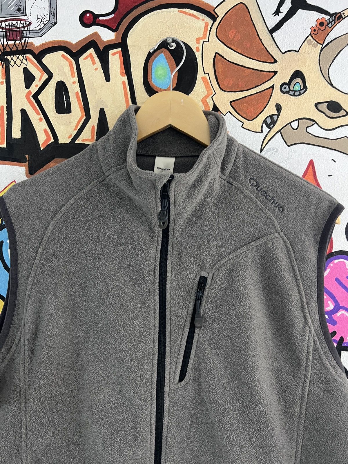 Vintage Quechua Vintage Zip Up Fleece Vest Size US L / EU 52-54 / 3 - 2 Thumbnail