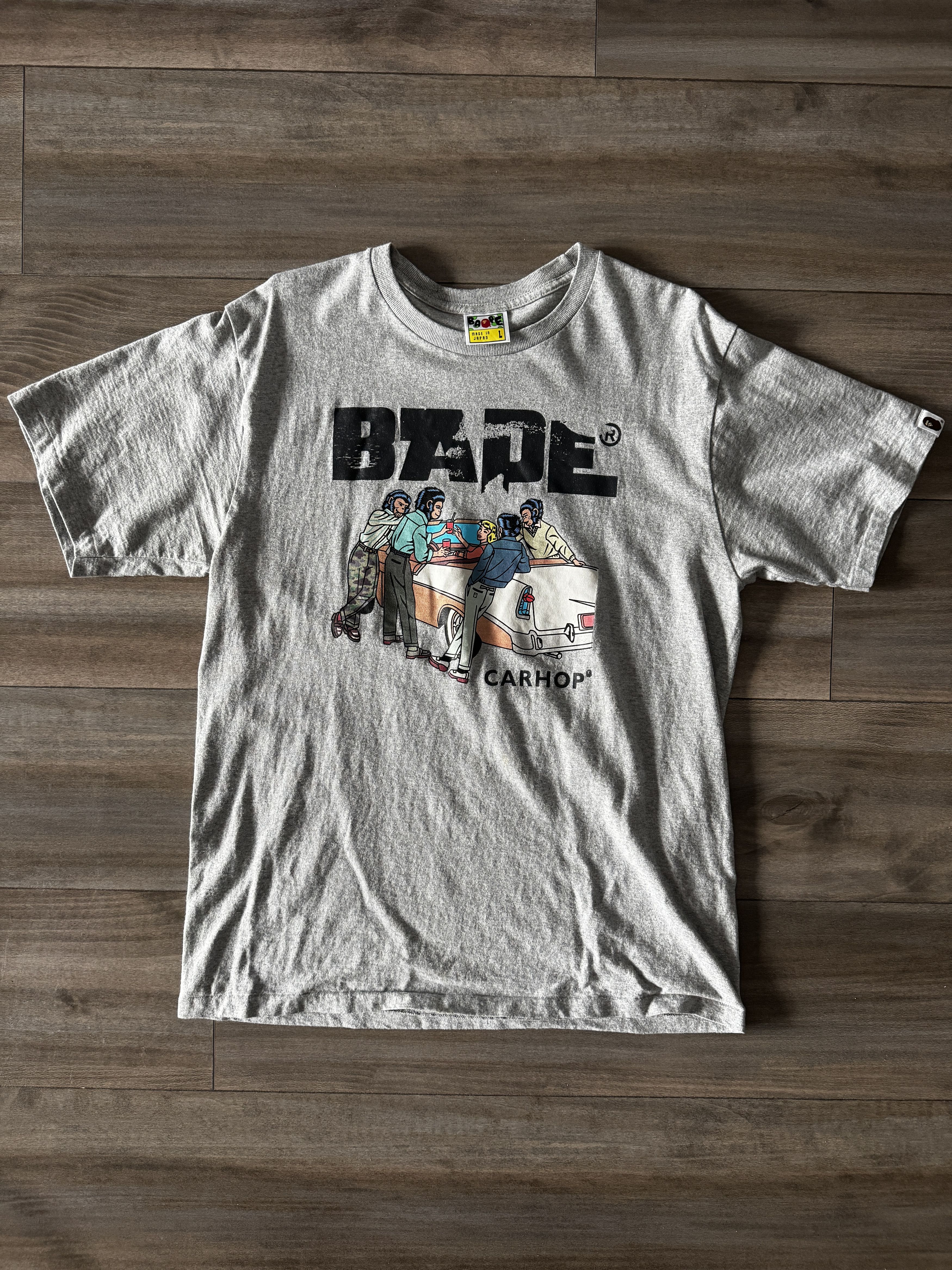 Bape A Bathing Ape “Bape” Carhop Tee Size US L / EU 52-54 / 3 - 1 Thumbnail