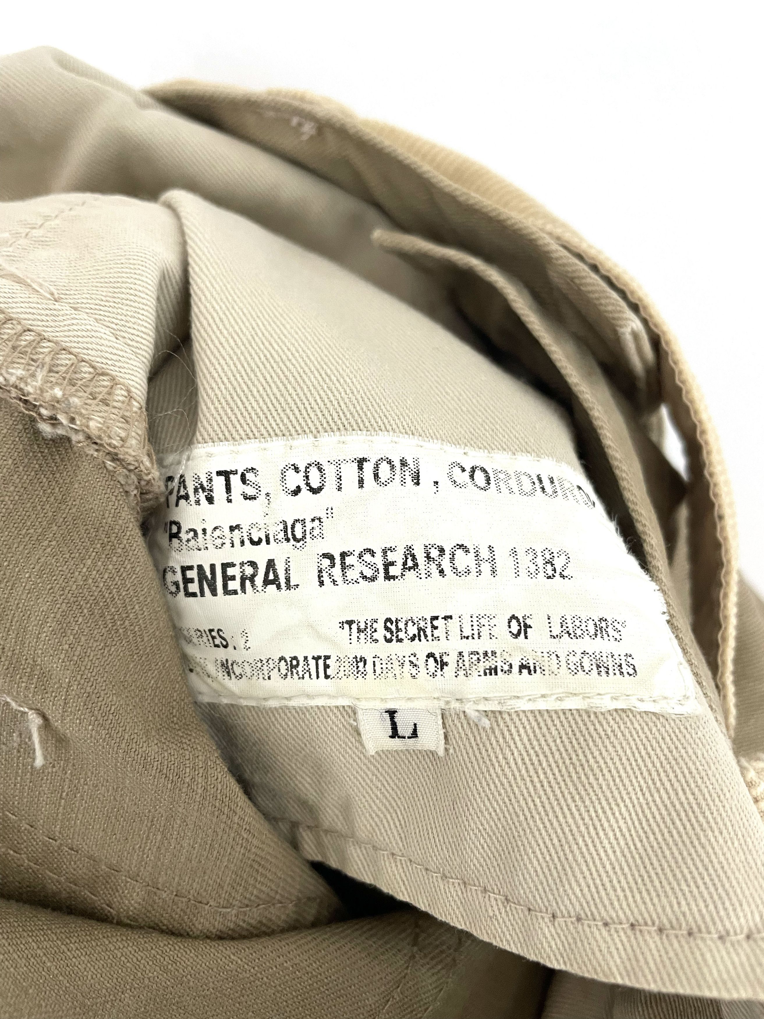 General Research 2003 Corduroy Work Pants Size US 30 / EU 46 - 9 Thumbnail