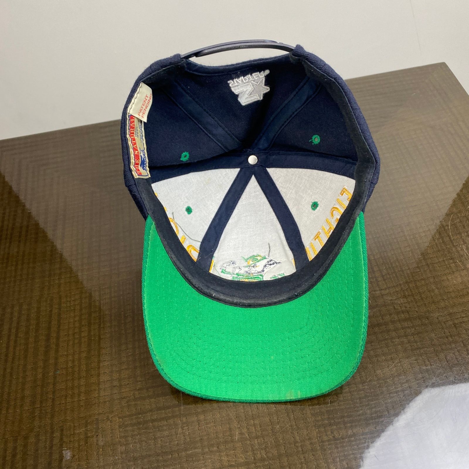 Starter × Vintage VTG 90s Starter Notre Dame Fighting Irish Wool Snapback Hat Size ONE SIZE - 6 Thumbnail
