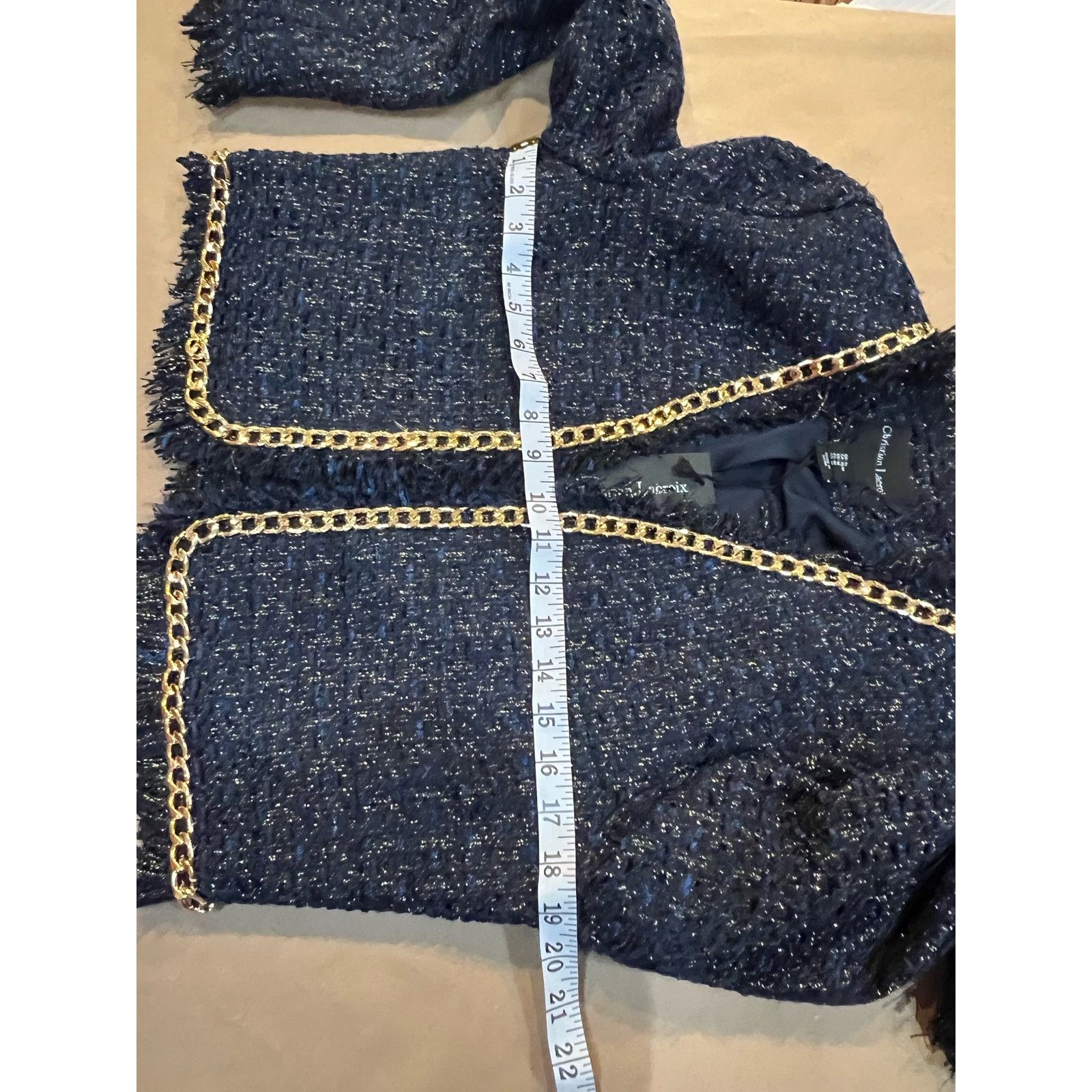 Christian Lacroix Christian Lacroix Gold Chain Blazer Jacket Womens Medium NWT Size M / US 6-8 / IT 42-44 - 12 Thumbnail