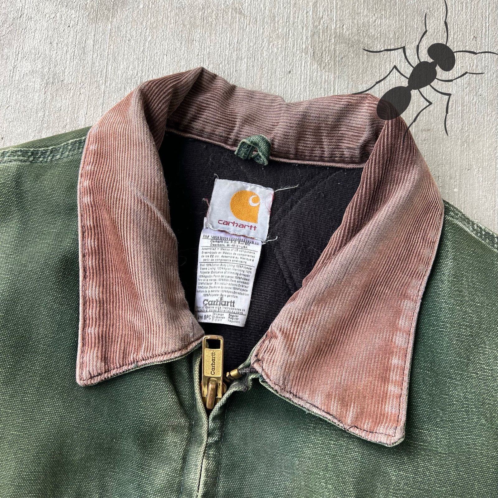 Carhartt × Vintage Carhartt J14 SPC green santa fe work wear jacket Size US XL / EU 56 / 4 - 7 Thumbnail