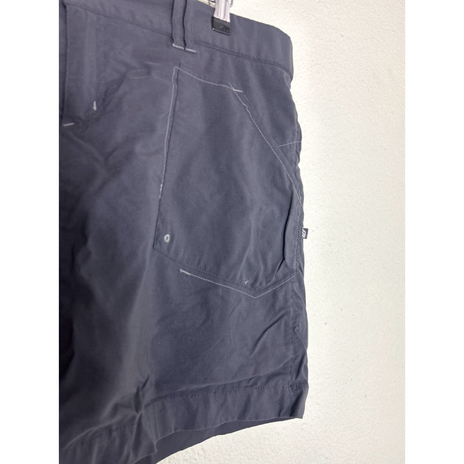Eddie Bauer Eddie Bauer Skort Womens L Gray Active Lined Pockets Nylon Spandex Button Zipper Short Size 36" / US 14 / IT 50 - 3 Thumbnail