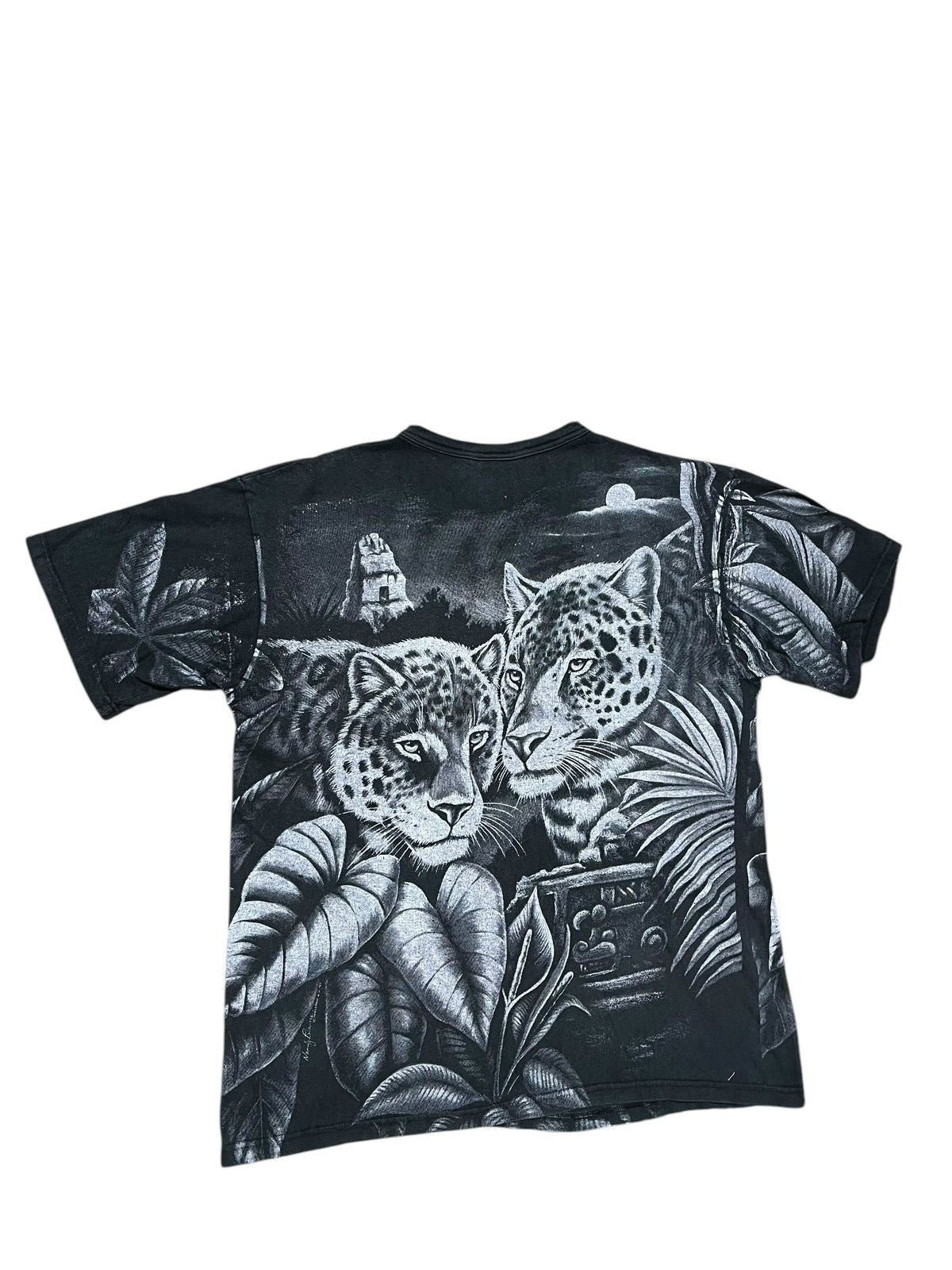 Vintage VINTAGE FULL PRINT ANIMAL T SHIRT Size US L / EU 52-54 / 3 - 3 Thumbnail