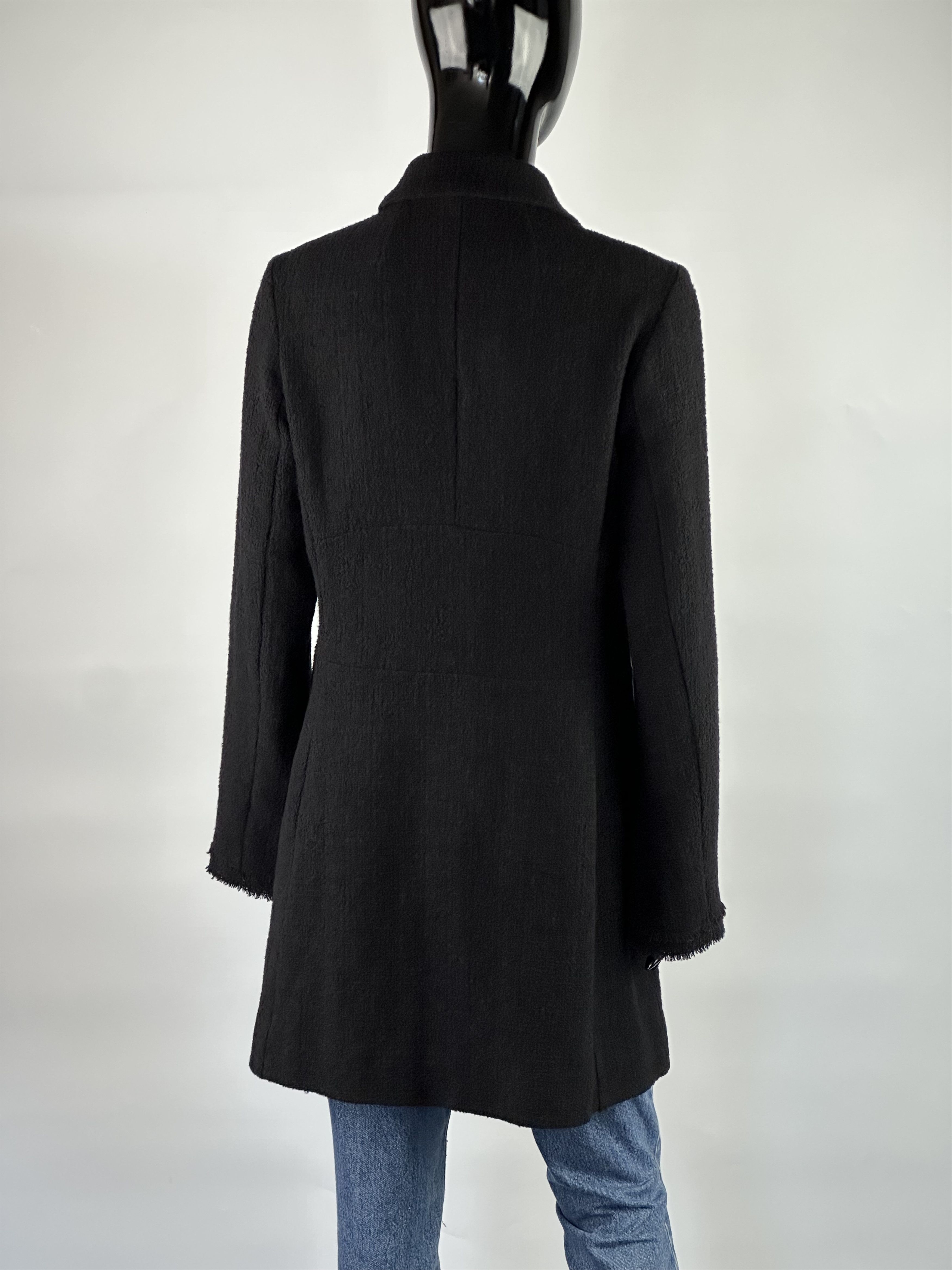 DOROTHEE SCHUMACHER Dorothee Schumacher Black Wool Coat Size M / US 6-8 / IT 42-44 - 3 Thumbnail