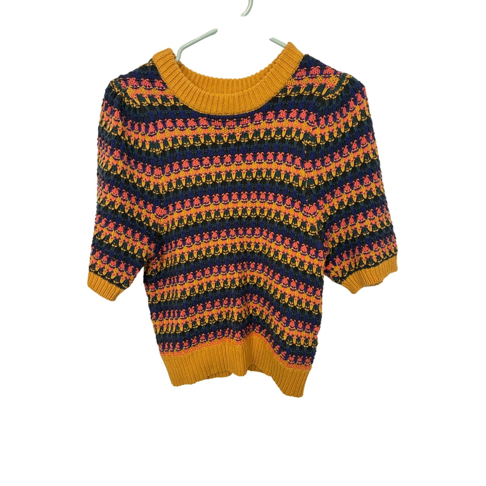 Other Universal Thread Colorful Cotton Short Sleeve Top XS Retro Size XS / US 0-2 / IT 36-38 - 2 Thumbnail