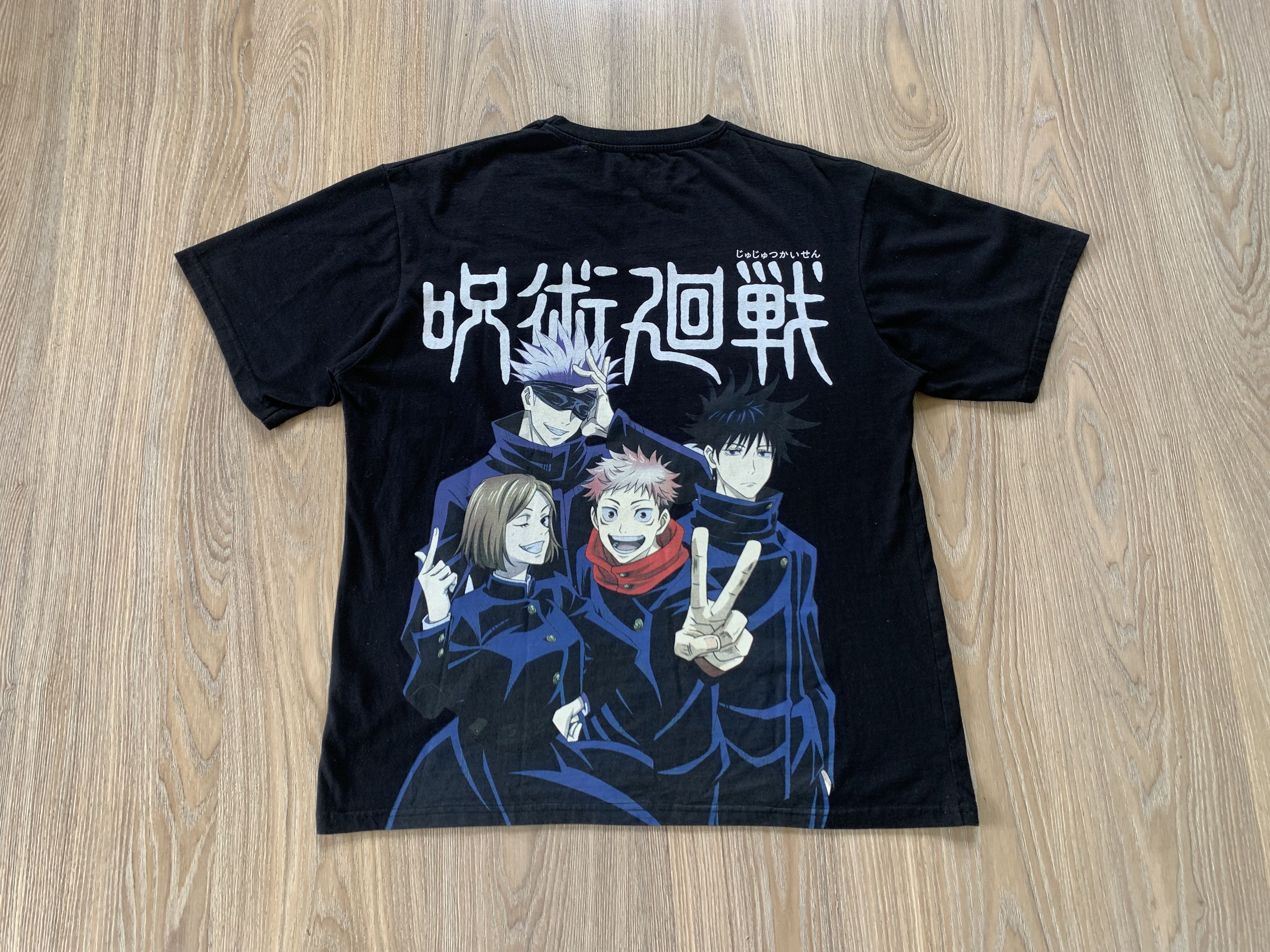 Anime × Pull & Bear Jujutsu Kaisen Anime Printed T Shirt Size US XL / EU 56 / 4 - 3 Thumbnail