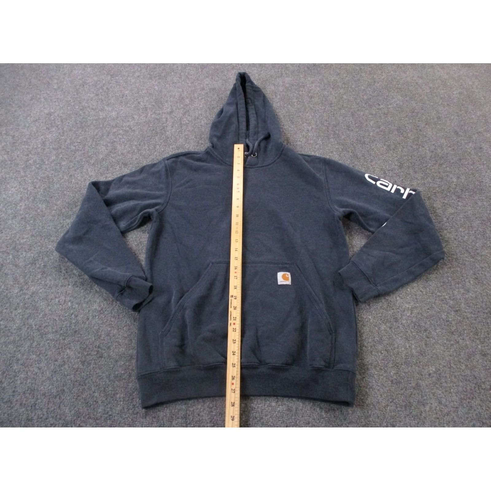 Carhartt Carhartt Hoodie Sweatshirt Men S Blue Pullover Work Outdoor Casual Heavy Logo Size US S / EU 44-46 / 1 - 3 Thumbnail