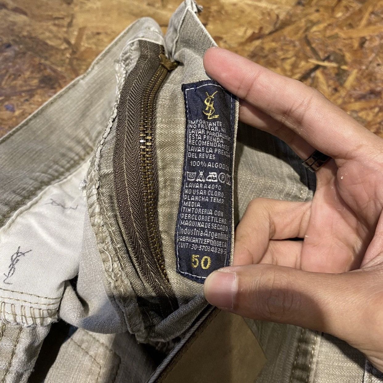 Yves Saint Laurent Rare VTG YSL YVES SAINT LAURENT JEANS PANTS MERCER OLD MONEY Size US 37 - 12 Thumbnail